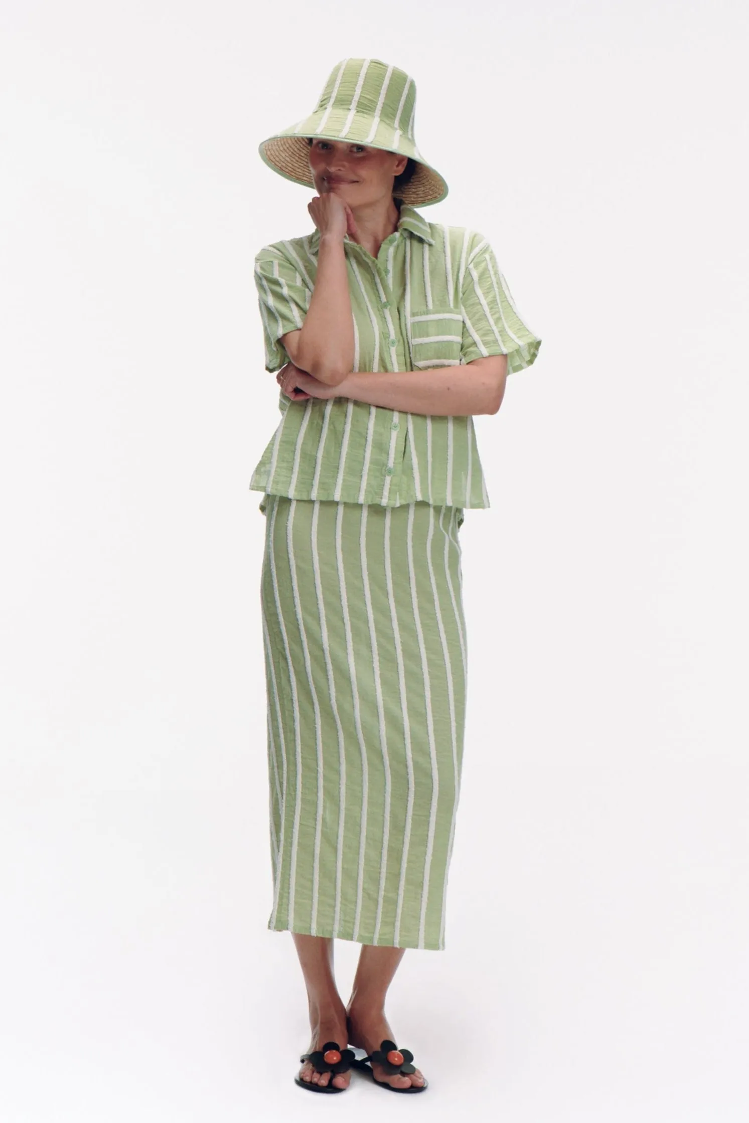 Felix Shirt - mint sold by Le Petit Trou product image thumbnail 3