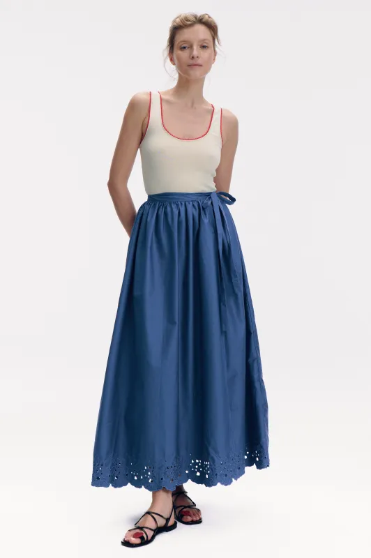 Camille Skirt - blue made by Le Petit Trou