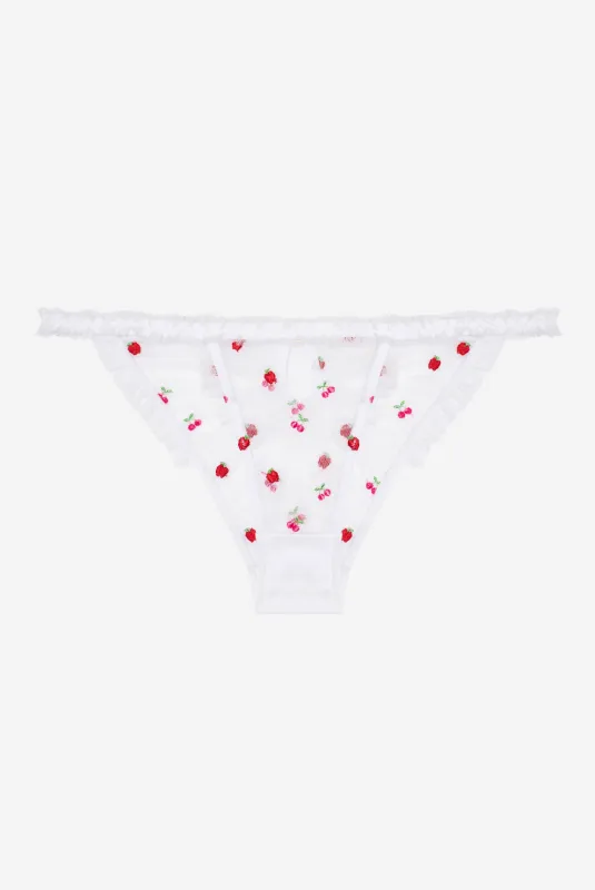 POMME Triangle Briefs with Frills made by Le Petit Trou