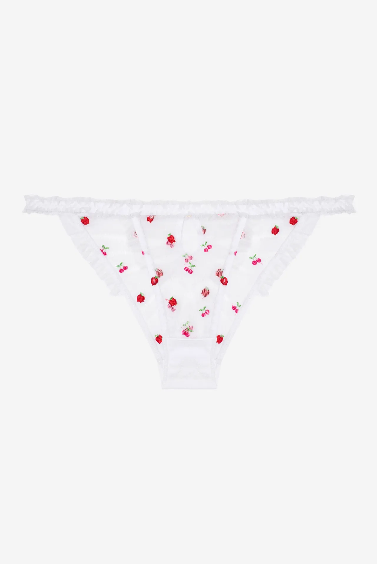 POMME Triangle Briefs with Frills sold by Le Petit Trou