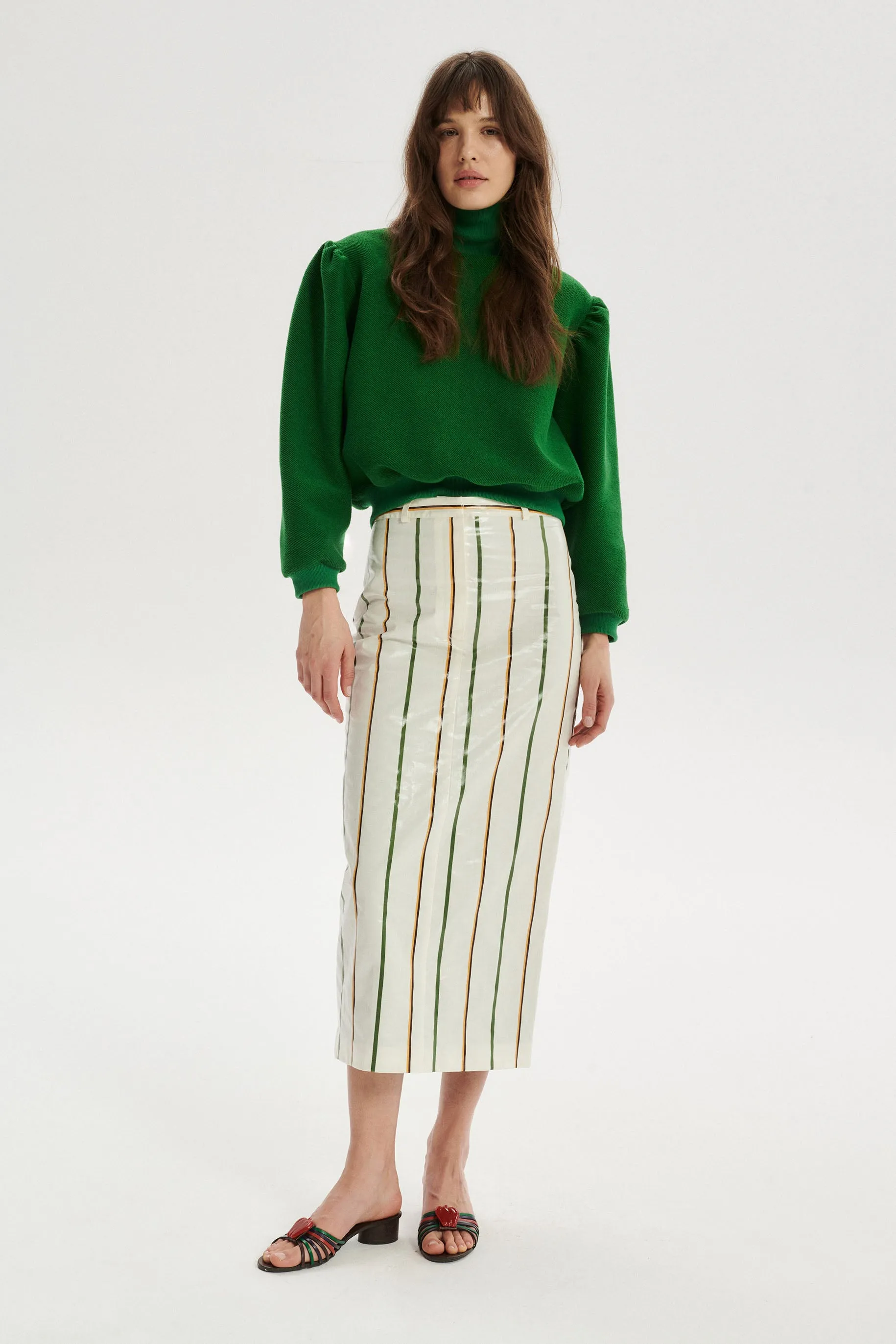 Timeo Organic Cotton Sweatshirt with Turtleneck sold by Le Petit Trou product image thumbnail 5