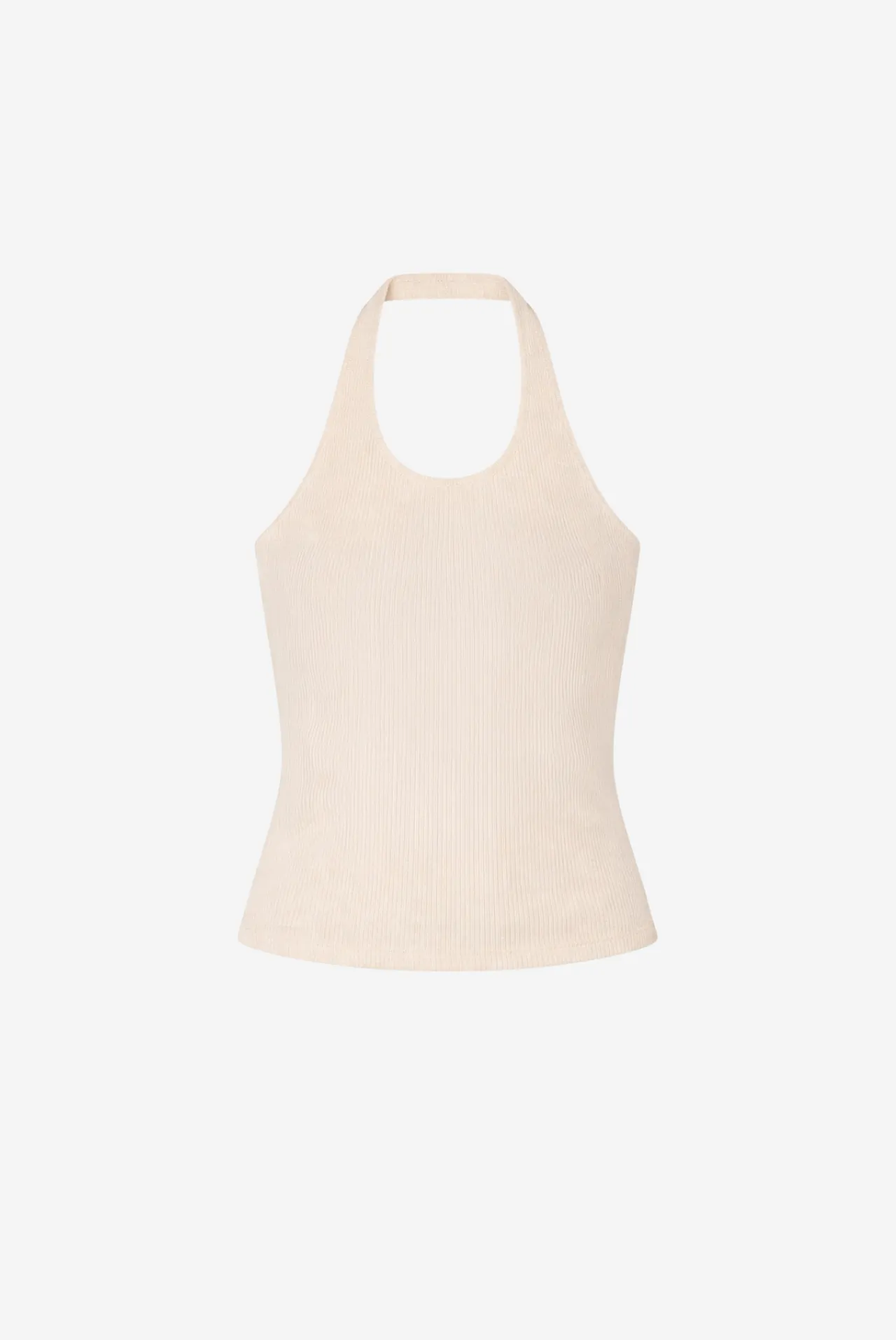 Gilbert Cotton Halter Top - cream sold by Le Petit Trou product image thumbnail 2