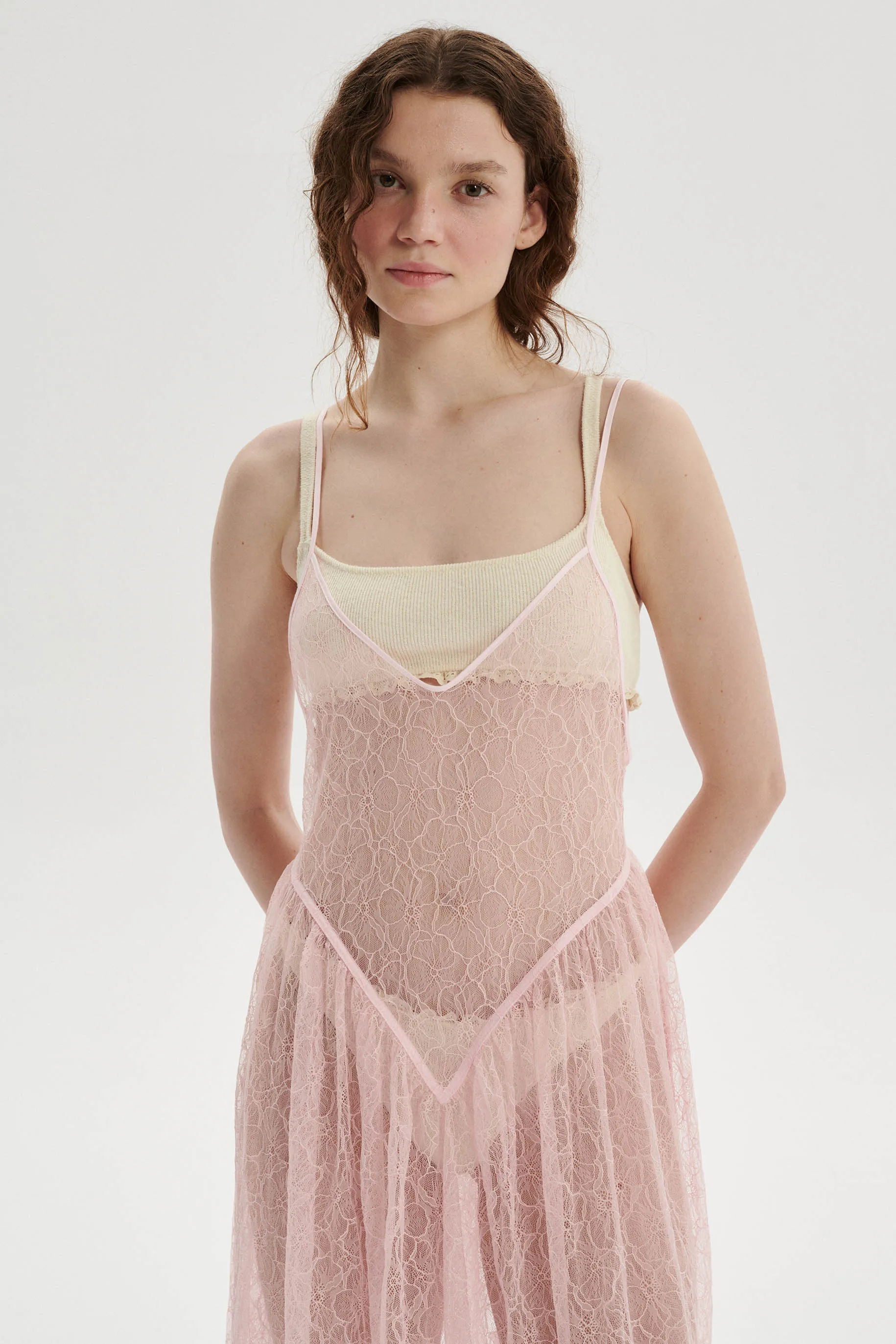 Roche Dress - pink sold by Le Petit Trou product image thumbnail 3