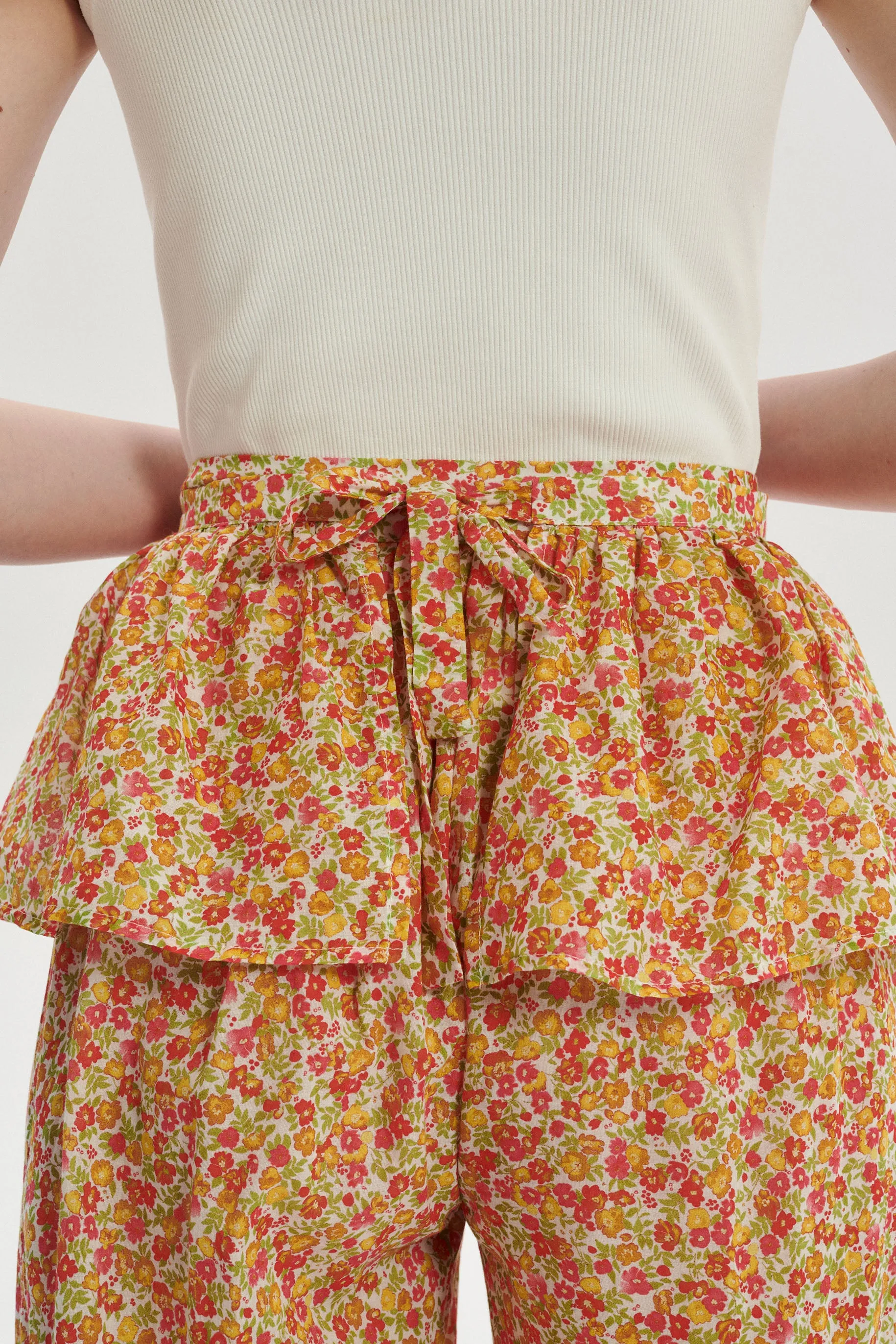 Eden Baloon Pants With Detachable Peplum - orange sold by Le Petit Trou product image thumbnail 3