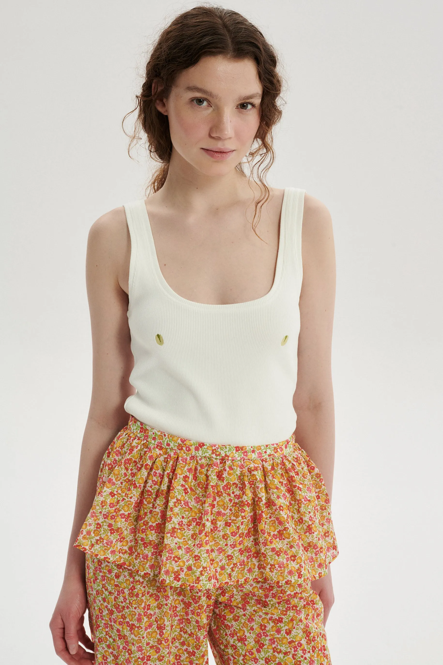 Eden Baloon Pants With Detachable Peplum - orange sold by Le Petit Trou product image thumbnail 4