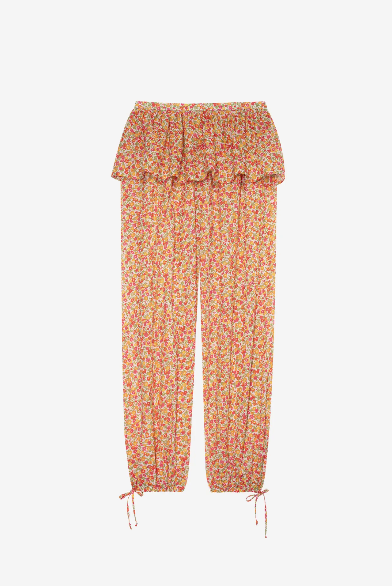 Eden Baloon Pants With Detachable Peplum - orange sold by Le Petit Trou product image thumbnail 2