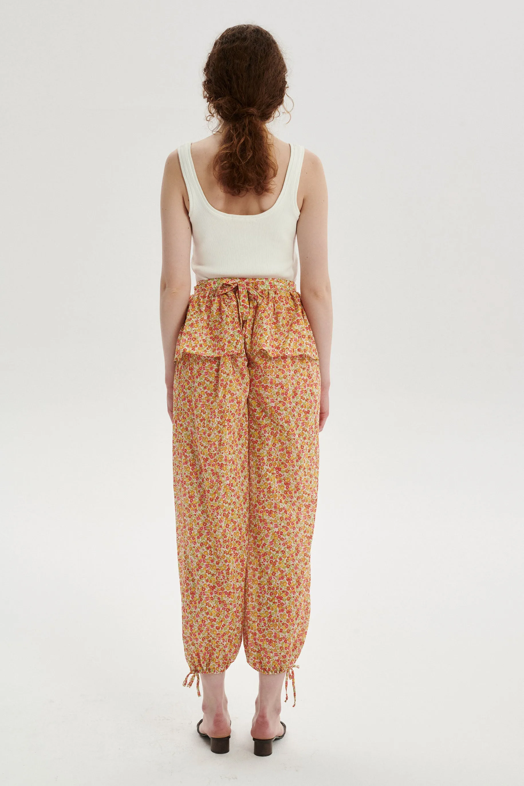 Eden Baloon Pants With Detachable Peplum - orange sold by Le Petit Trou product image thumbnail 5