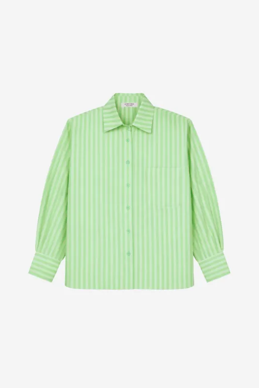 Alma Cotton Poplin Shirt made by Le Petit Trou