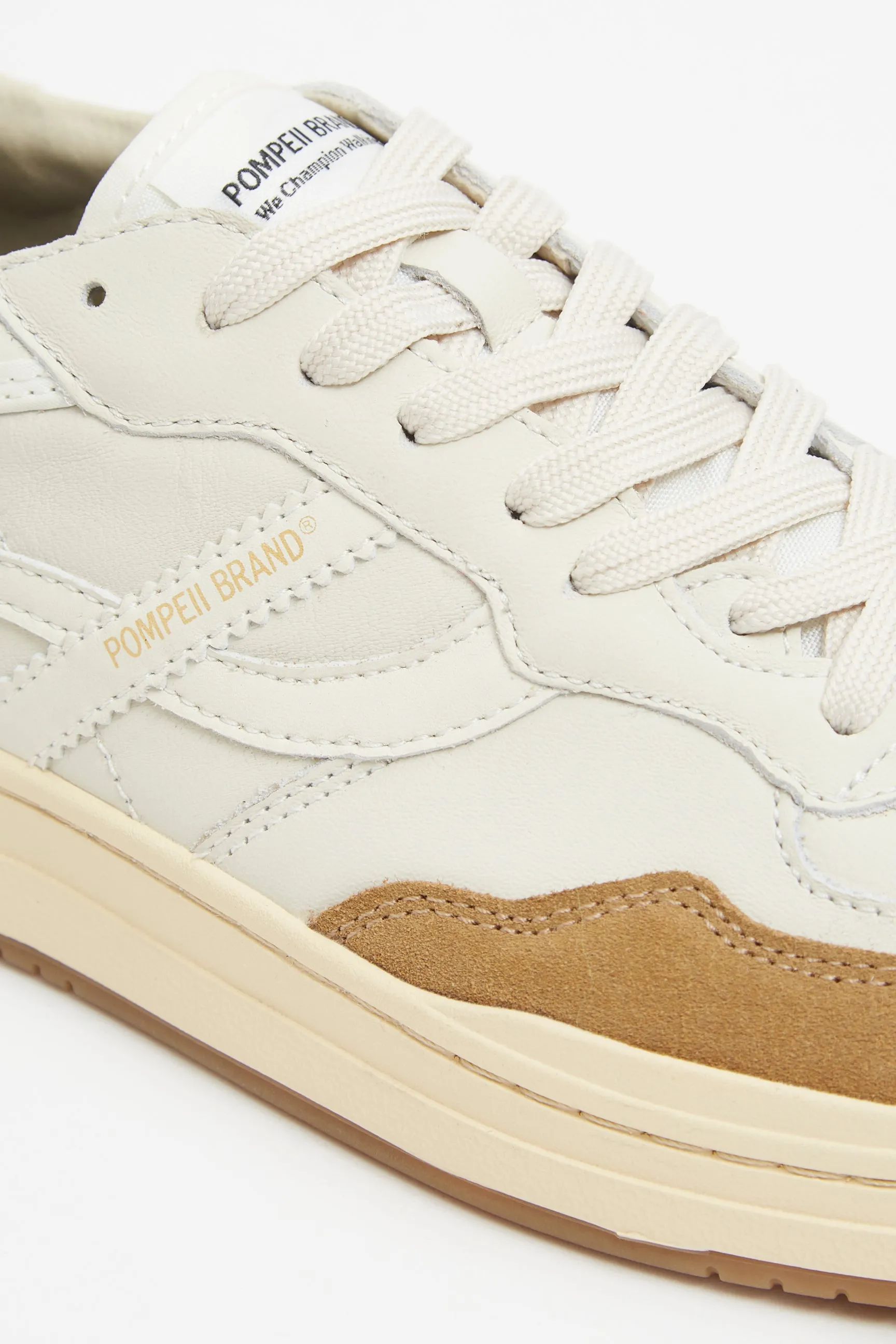 ELAN PIPPA LEATHER ECRU CARAMEL T sold by Pompeii product image thumbnail 3