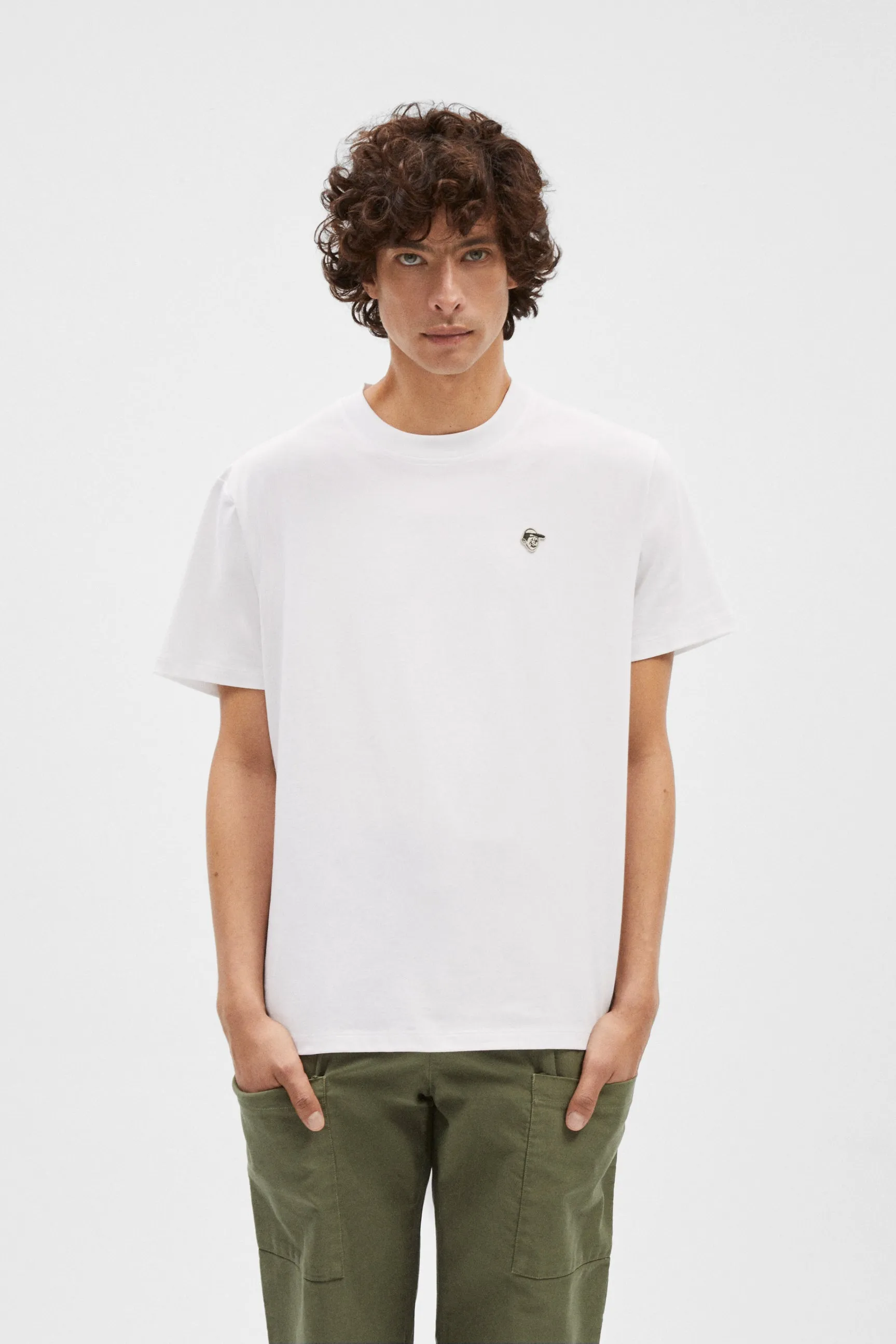 EMILIO WHITE TEE sold by Pompeii product image thumbnail 2