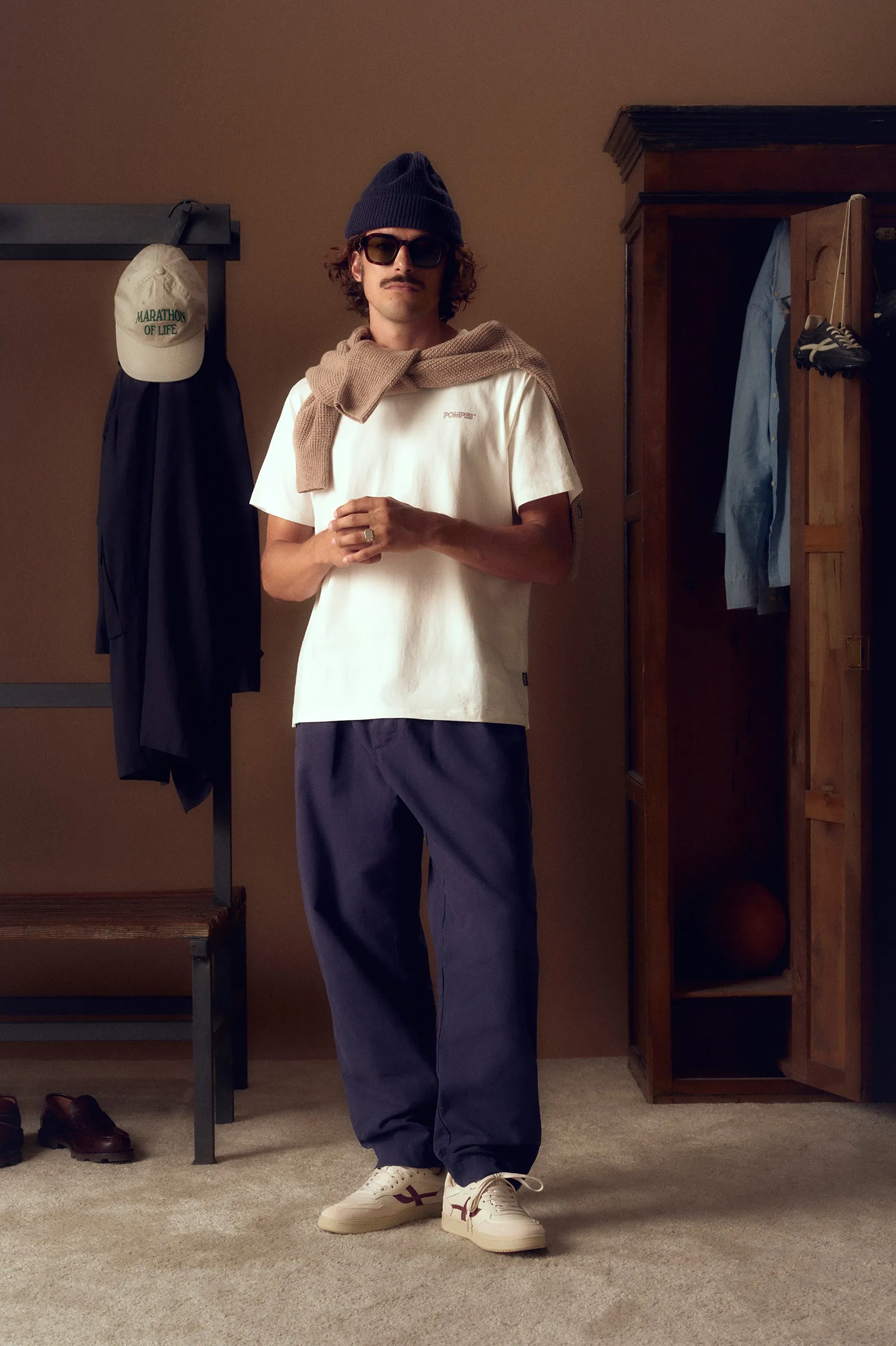 ELAN PIPPA LEATHER ECRU BURGUNDY sold by Pompeii product image thumbnail 2