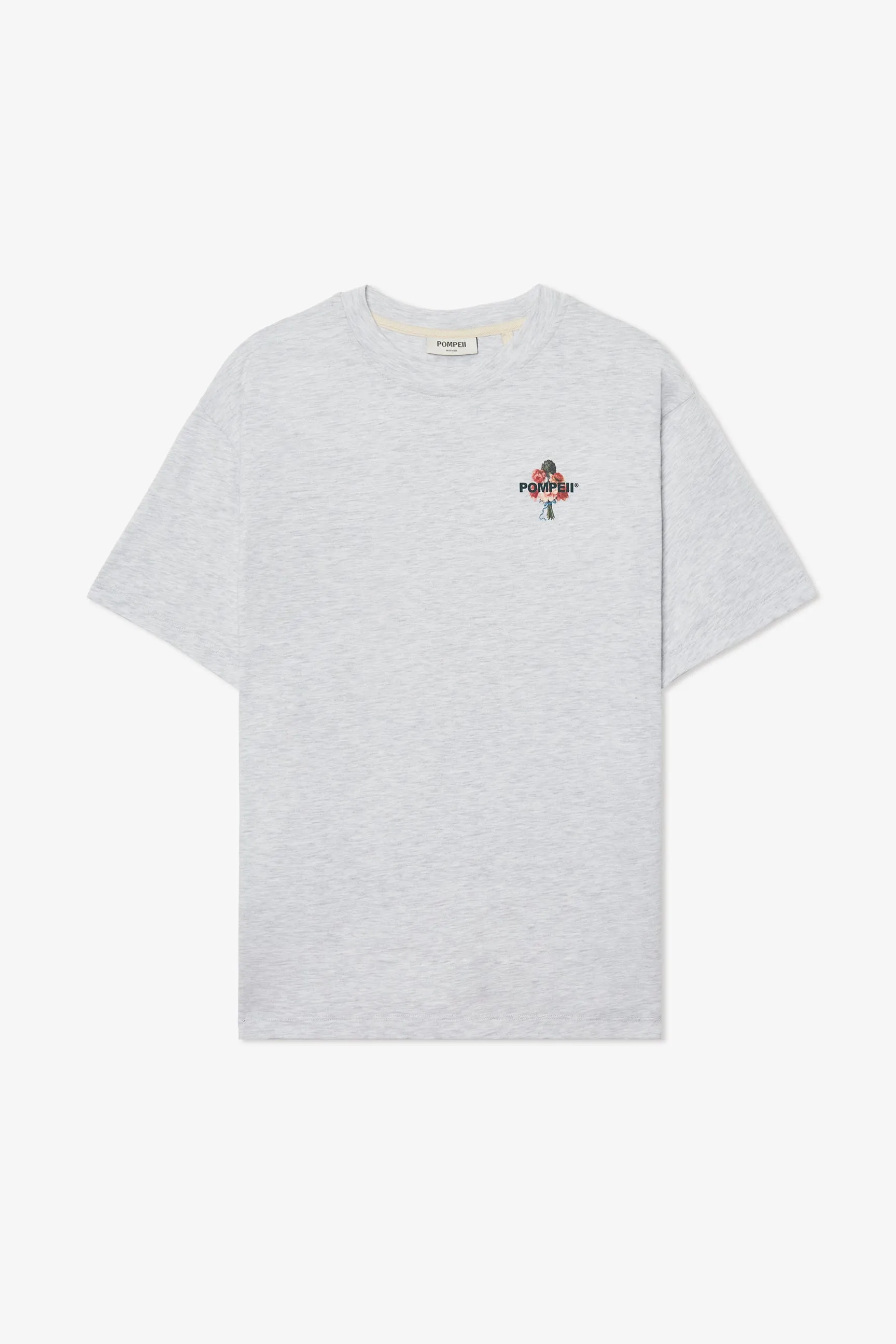 IMPOSTOR SYNDROME LIGHT GREY MELANGE TEE sold by Pompeii product image thumbnail 2
