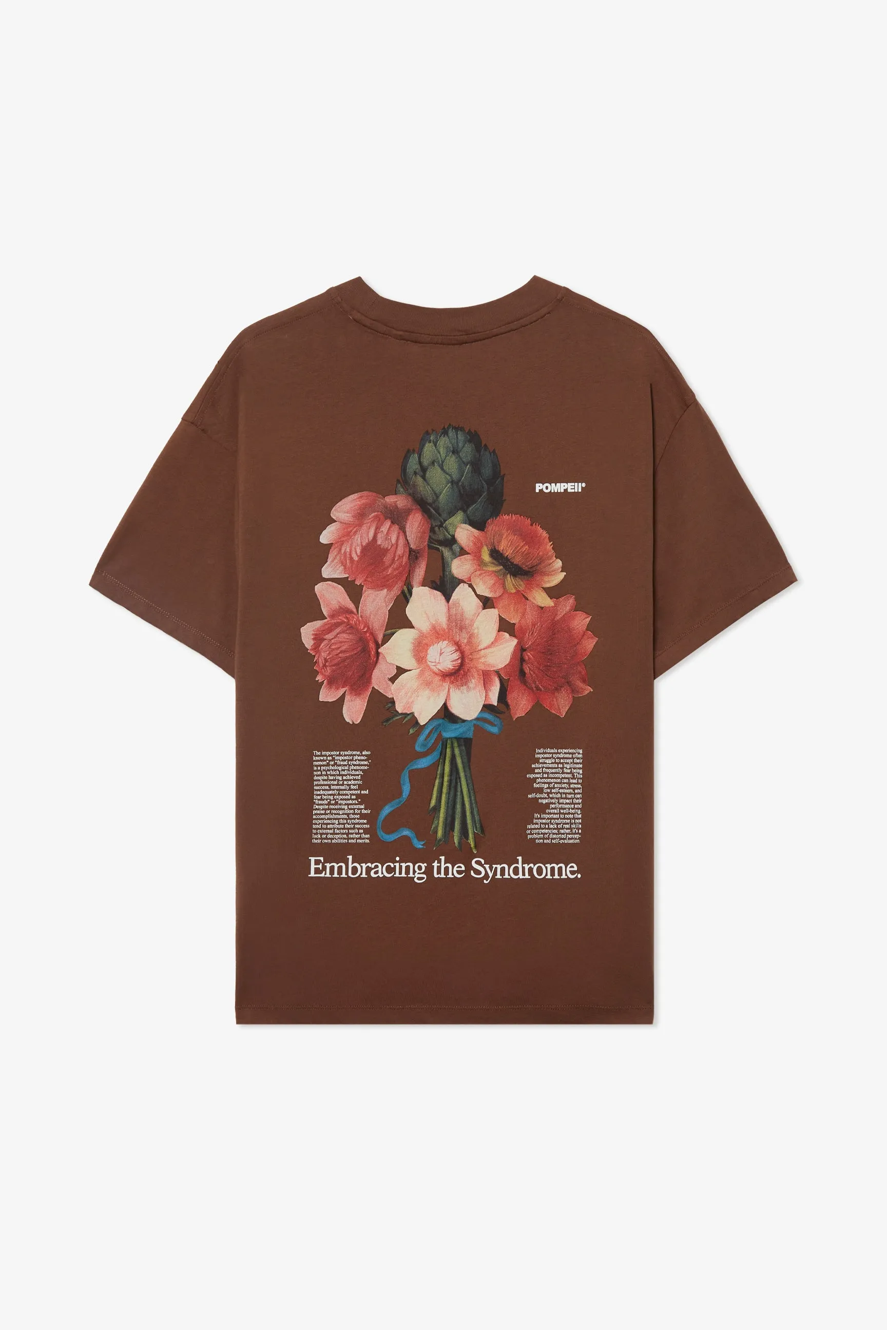 IMPOSTOR SYNDROME CHOCOLATE TEE sold by Pompeii
