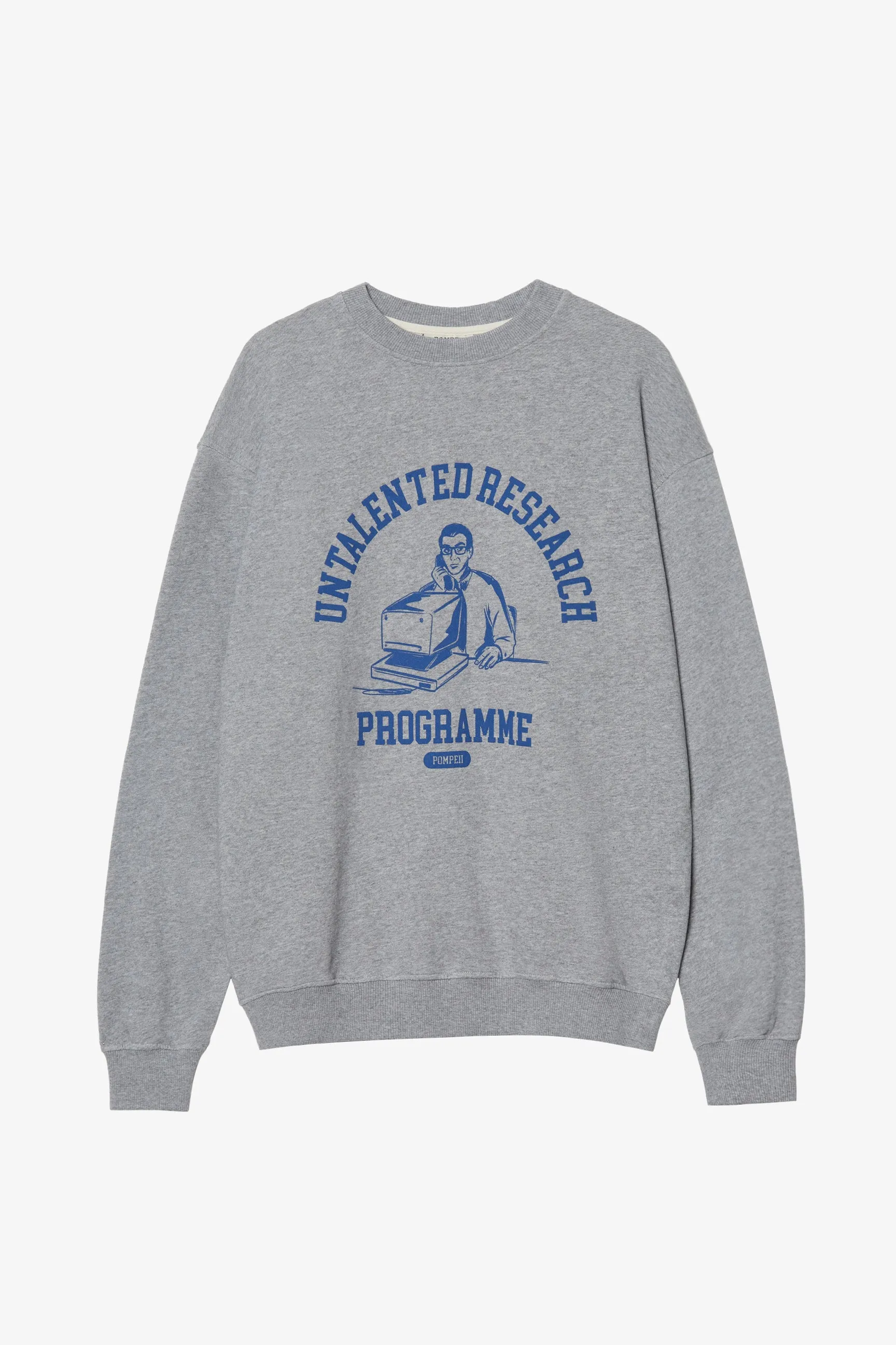 PROGRAMME CLASSIC GREY RELAXED CREWNECK sold by Pompeii