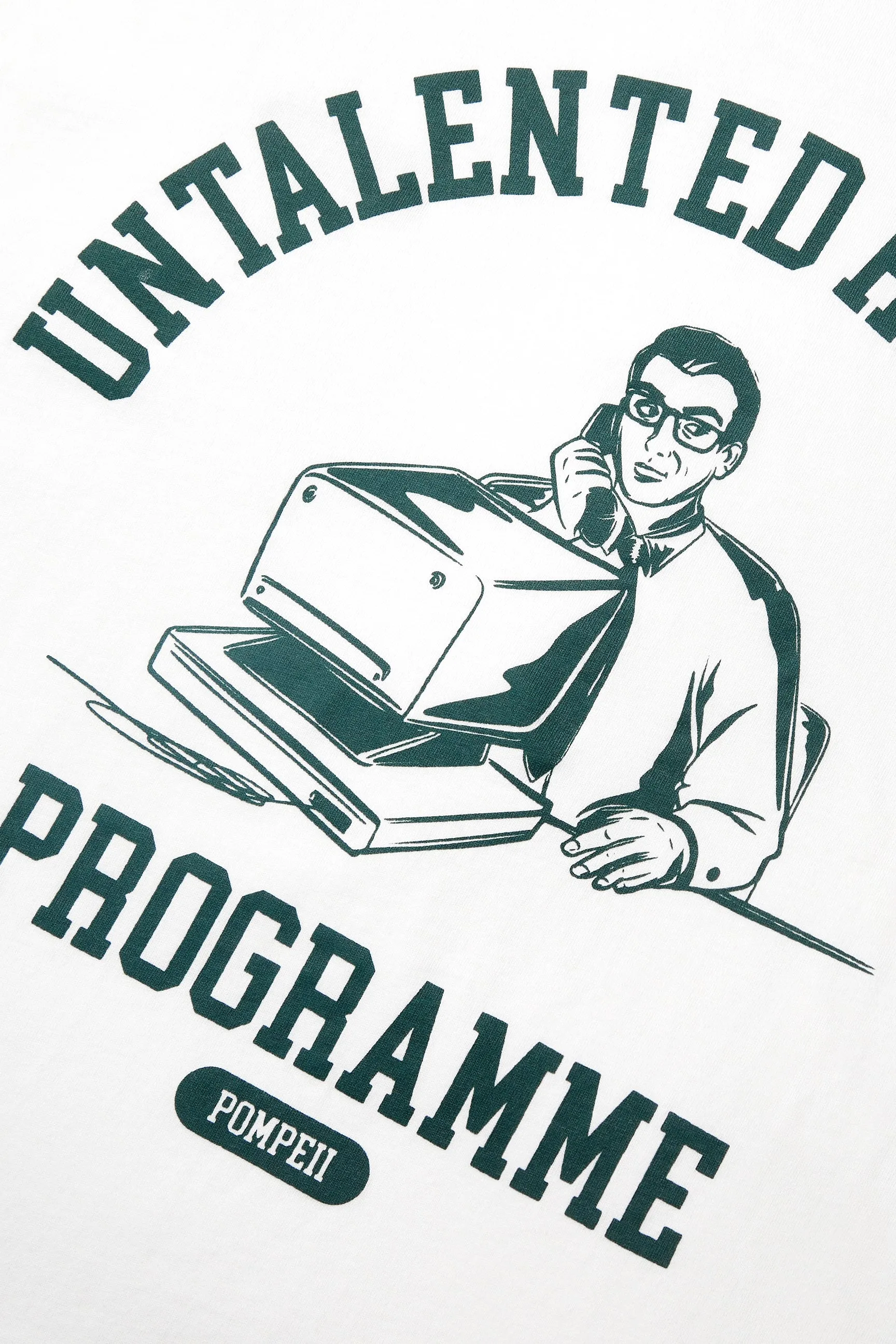 PROGRAM WHITE TEE sold by Pompeii product image thumbnail 3