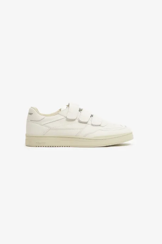 ELAN LEATHER ECRU VELCRO sold by Pompeii