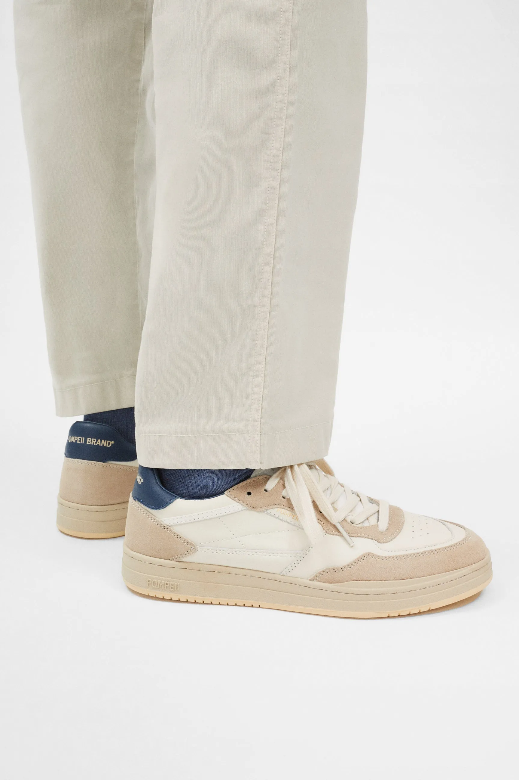 ELAN LEATHER ECRU SLATE sold by Pompeii product image thumbnail 3