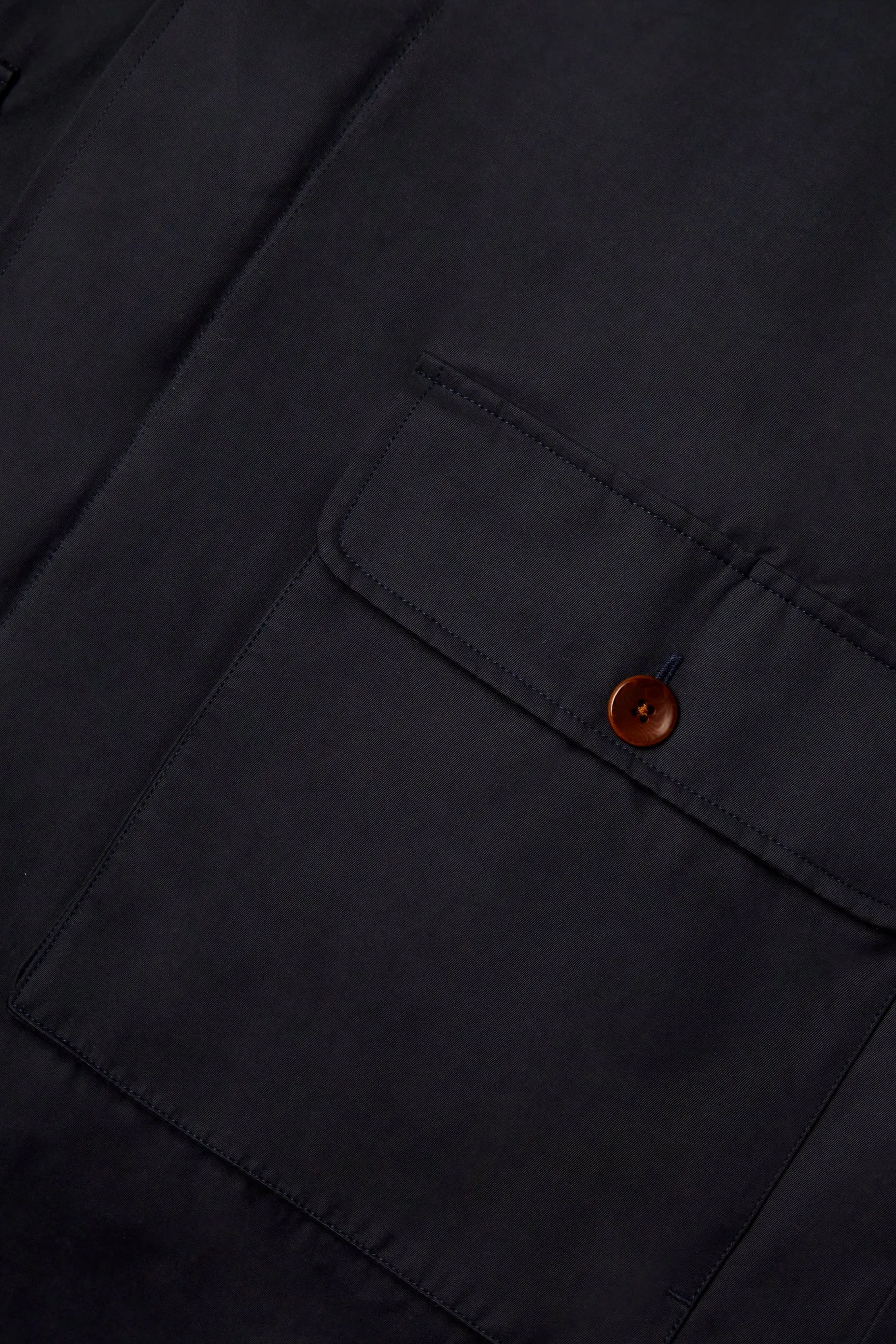 NAVY COTTON MAC COAT sold by Pompeii product image thumbnail 5