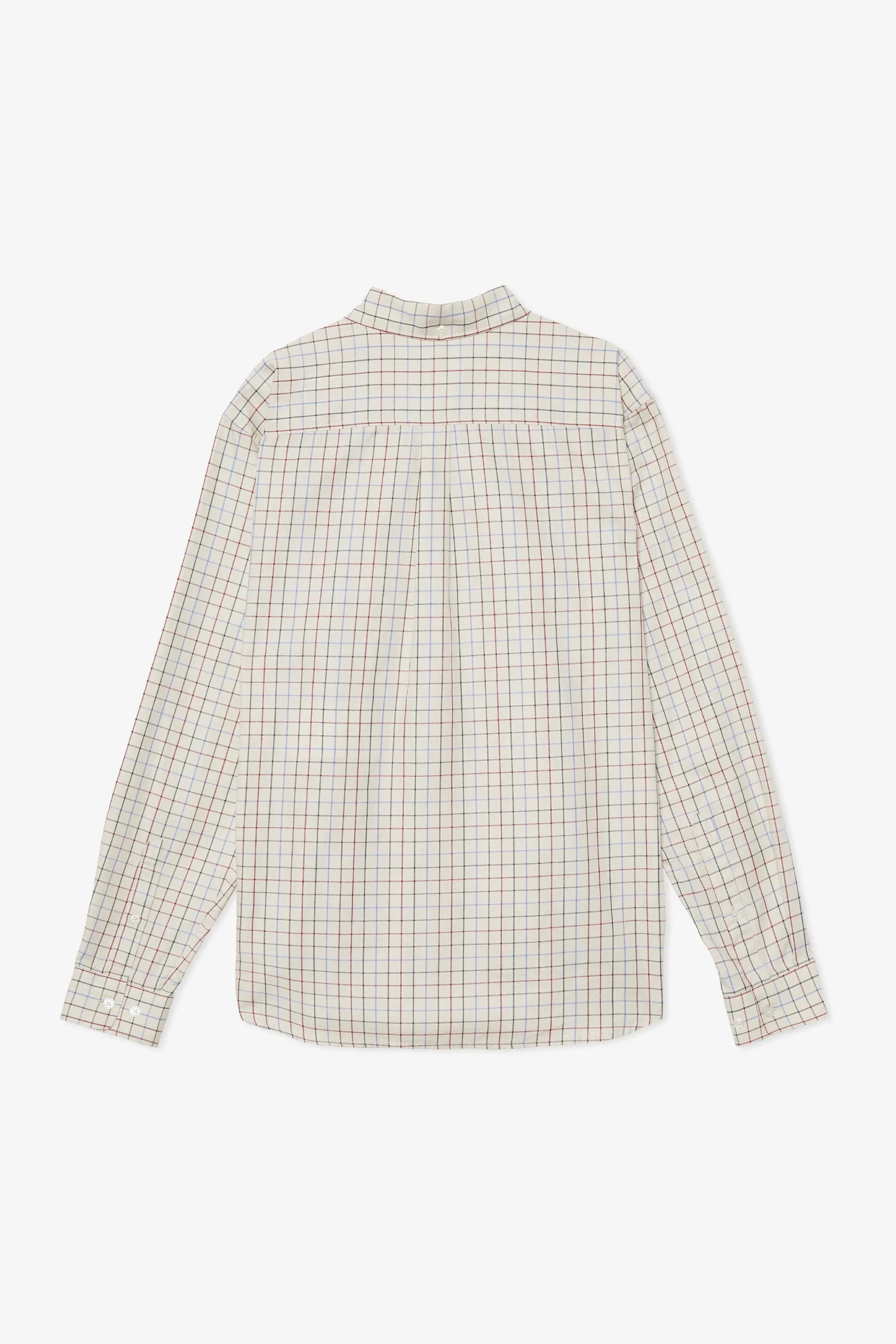 CHECK WINE COTTON SHIRT sold by Pompeii product image thumbnail 3