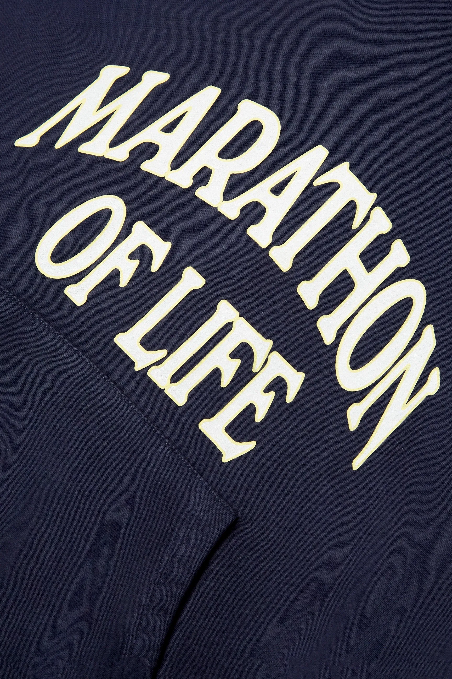MARATHON REGULAR NAVY HOODIE sold by Pompeii product image thumbnail 4