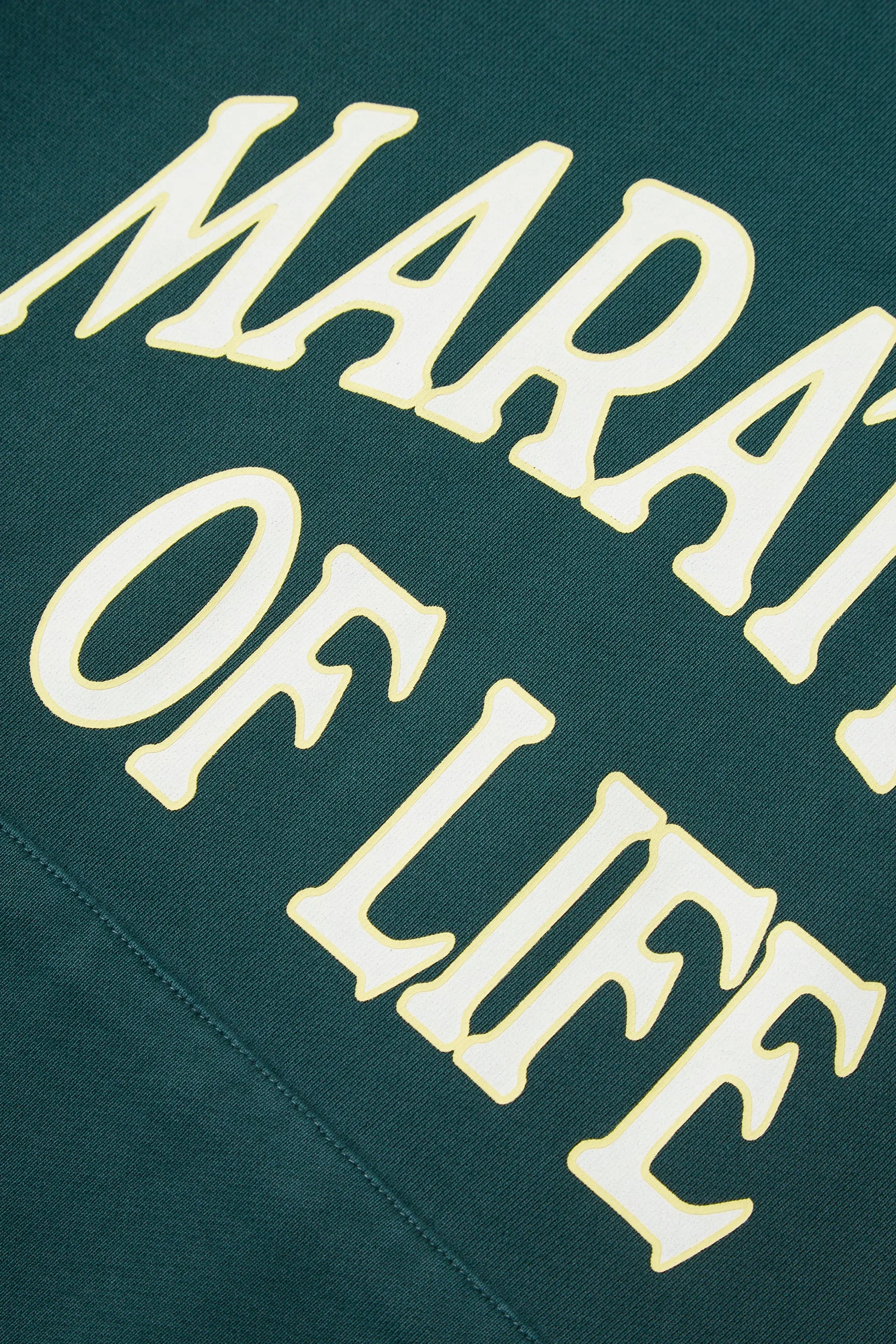 MARATHON REGULAR EMERALD HOODIE sold by Pompeii product image thumbnail 4