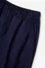 NAVY CANVAS LOOSE TROUSER sold by Pompeii