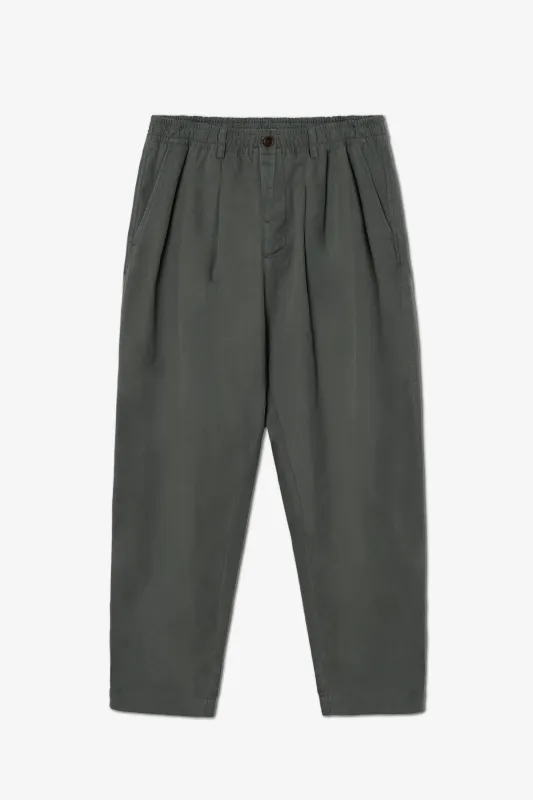 EMERALD CANVAS LOOSE TROUSER sold by Pompeii