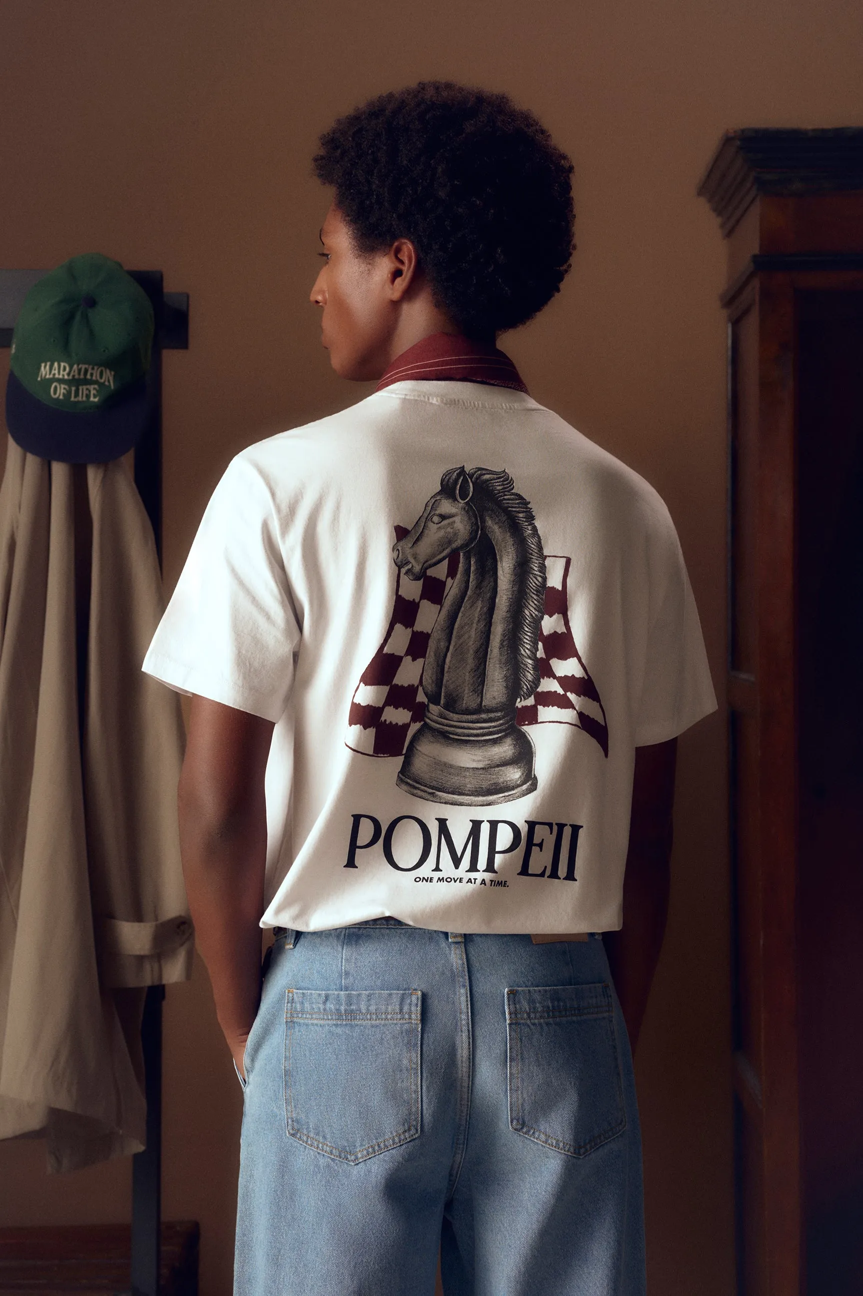 CHESS WHITE TEE sold by Pompeii product image thumbnail 2