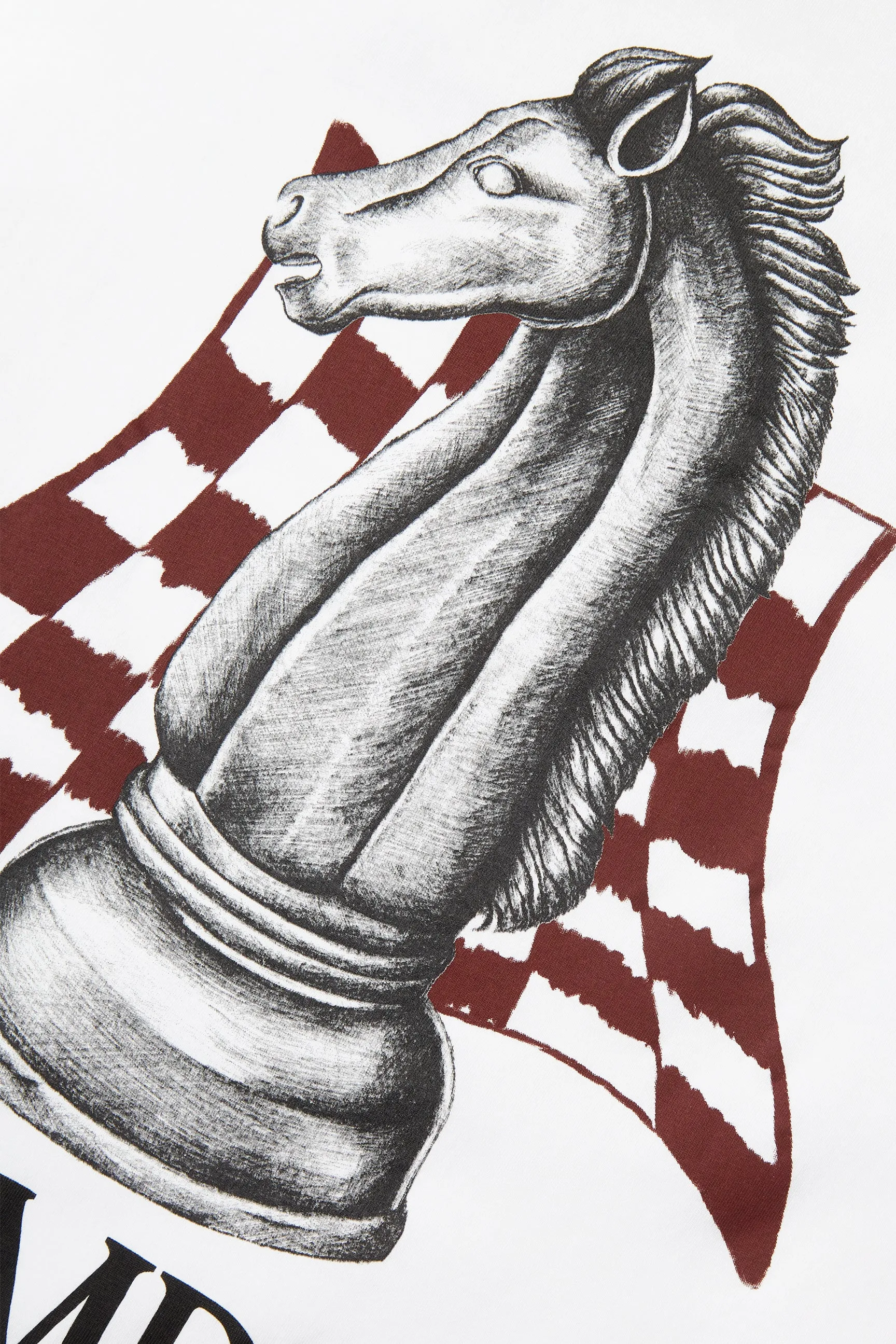 CHESS WHITE TEE sold by Pompeii product image thumbnail 5