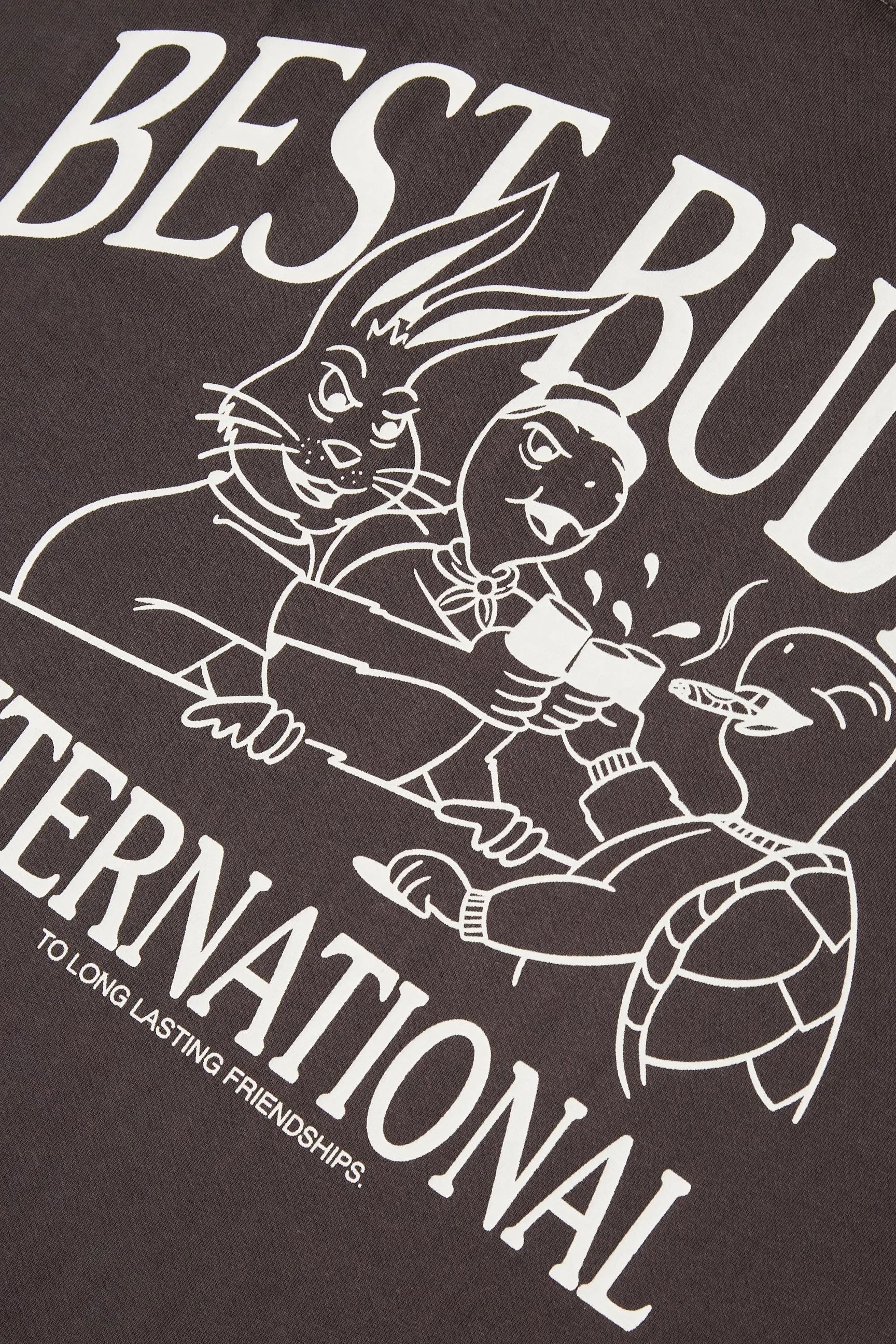 BEST BUDDIES CHARCOAL GREY TEE sold by Pompeii product image thumbnail 5