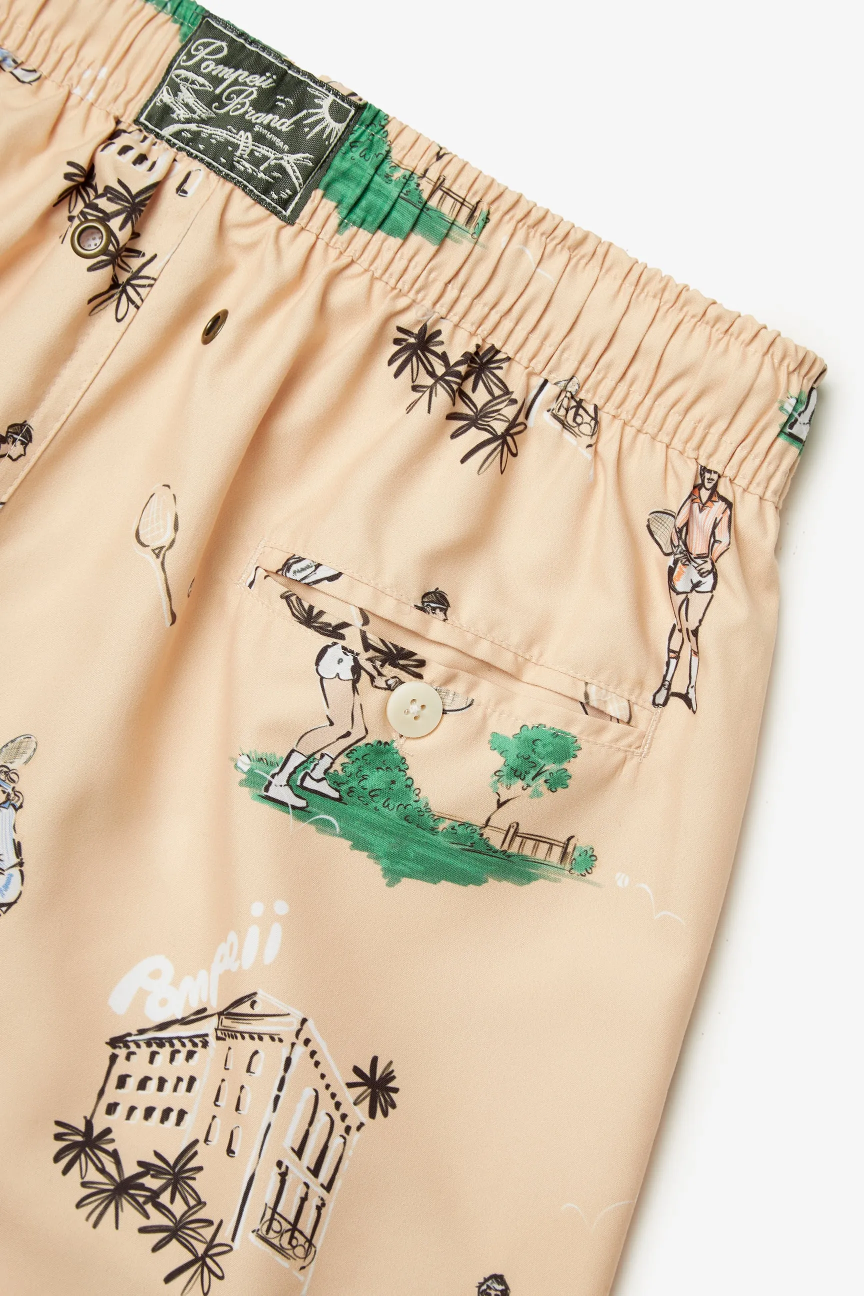 TENNIS SWIM TRUNKS sold by Pompeii product image thumbnail 3