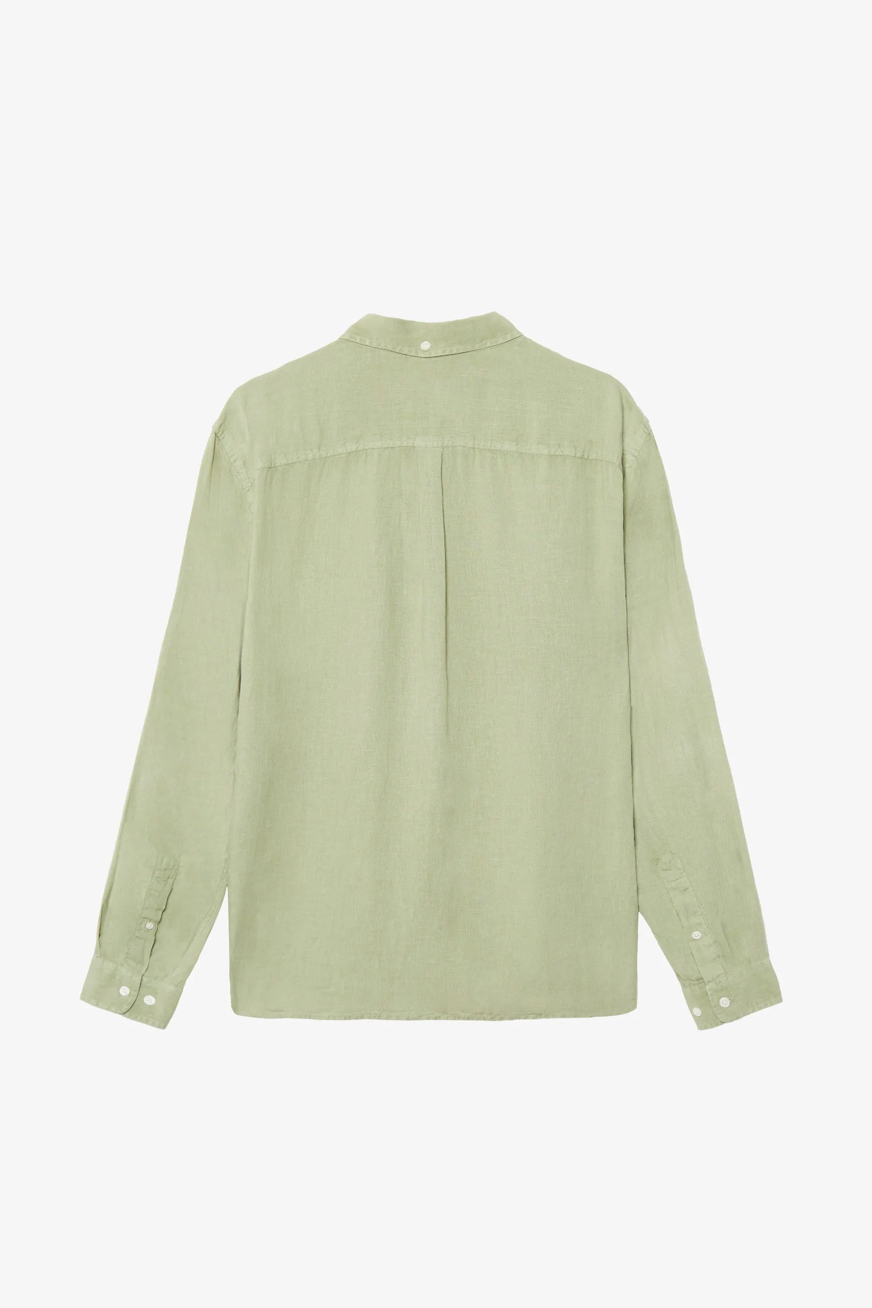 OLIVE LINEN SHIRT sold by Pompeii product image thumbnail 3