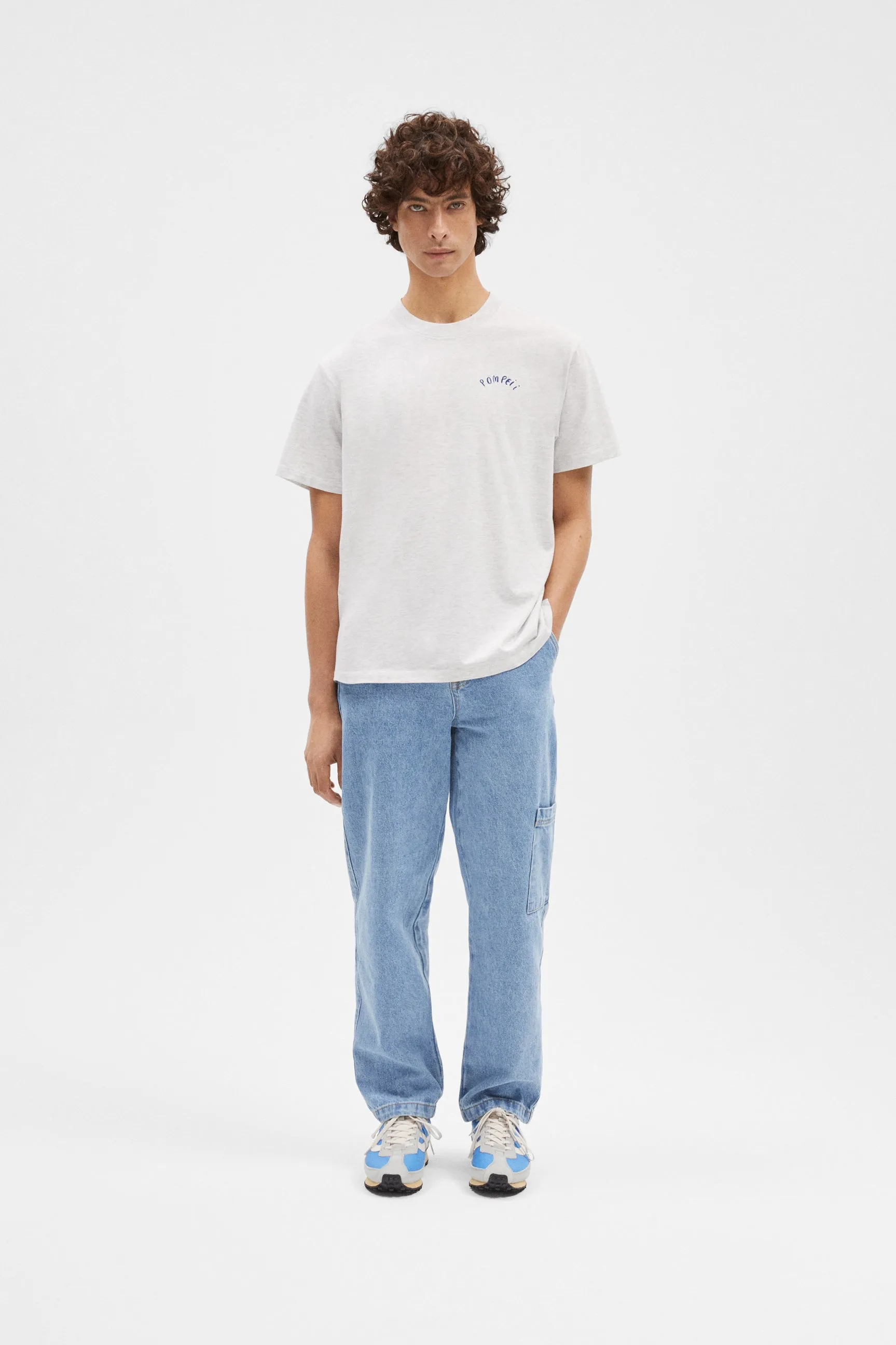 GREY MELANGE SPA GRAPHIC TEE sold by Pompeii product image thumbnail 4