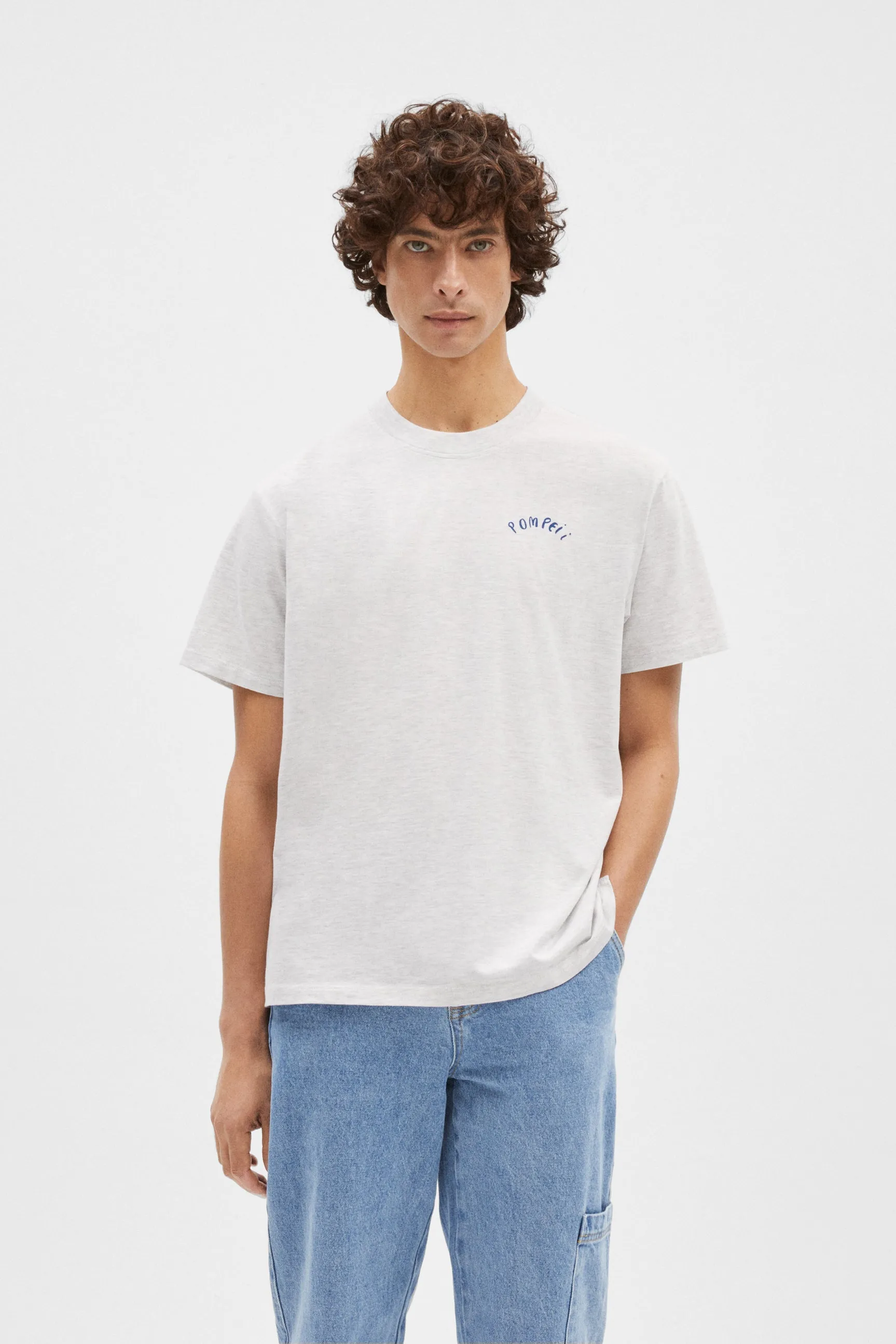 GREY MELANGE SPA GRAPHIC TEE sold by Pompeii product image thumbnail 2