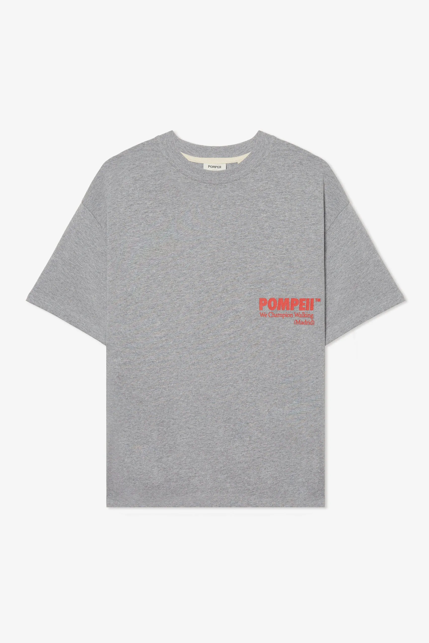 POMPEII CLASSIC GREY BOXY TEE sold by Pompeii