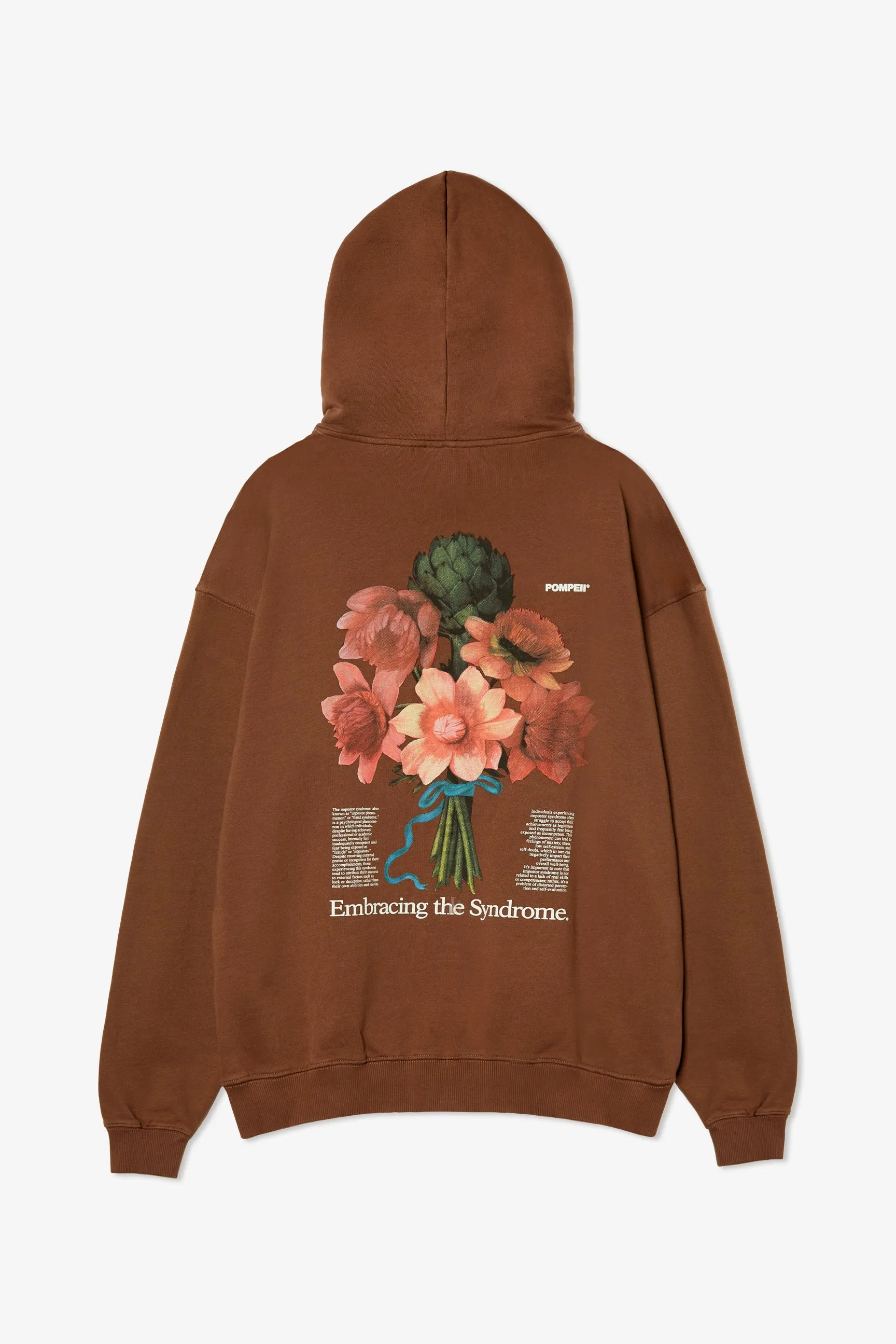 IMPOSTOR SYNDROME CHOCOLATE HOODIE sold by Pompeii
