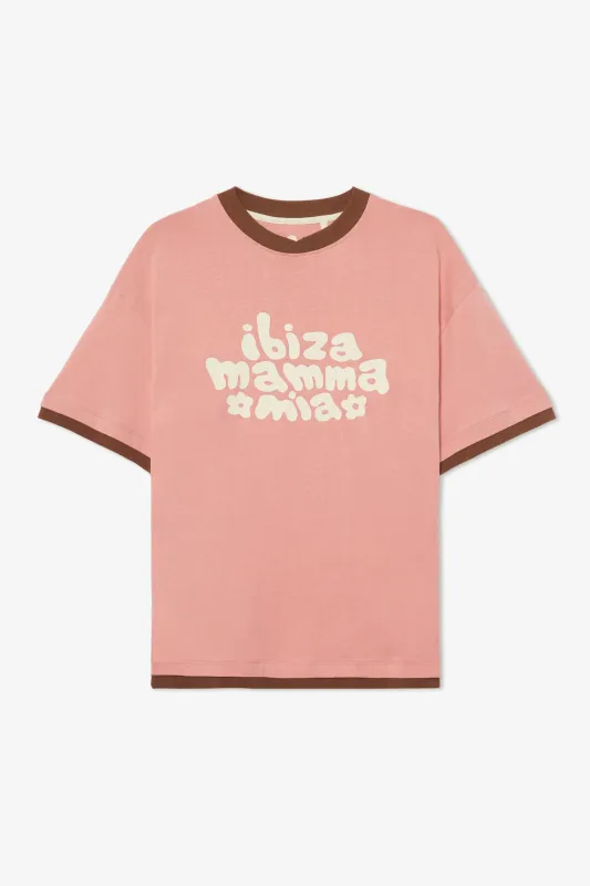 IBIZA MAMMA MIA TEE PINK sold by Pompeii