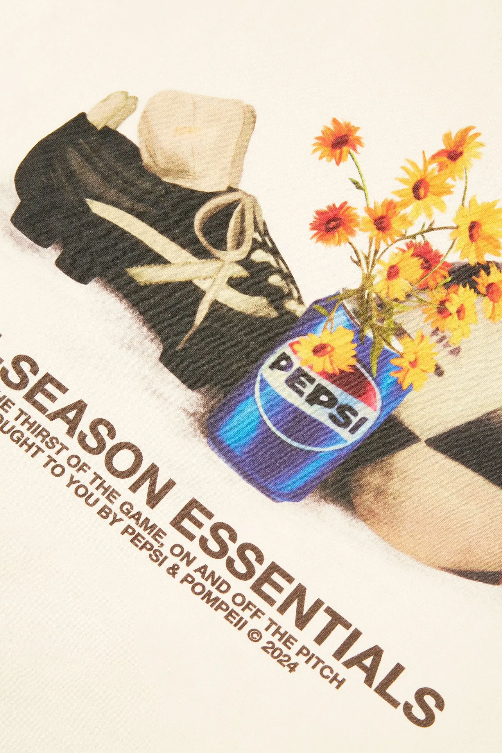 ESSENTIALS CREAM TEE sold by Pompeii product image thumbnail 5