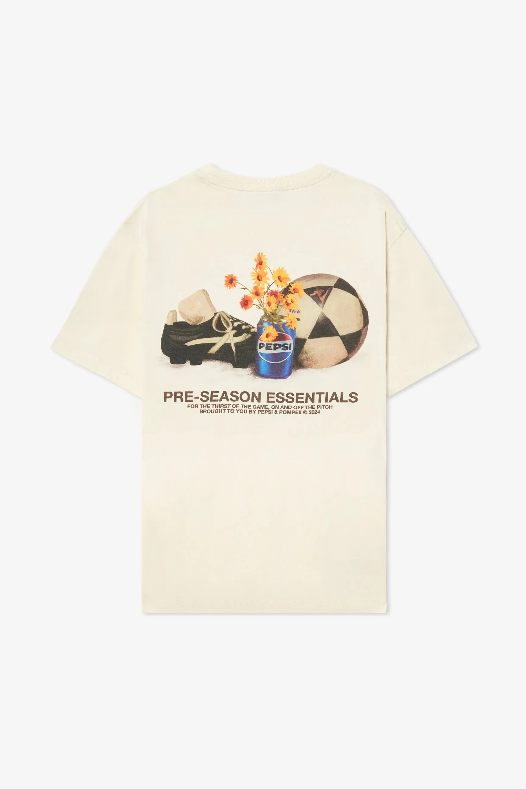 ESSENTIALS CREAM TEE sold by Pompeii