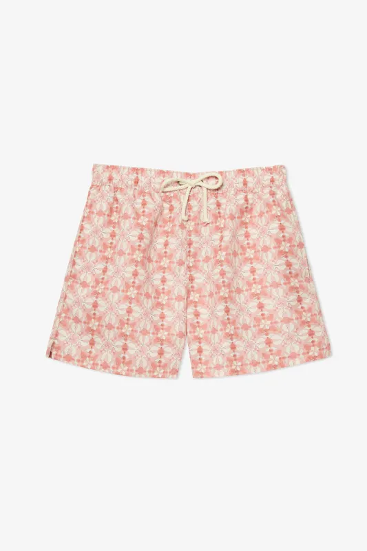 MEDITERRANEAN TILE ASTRO SWIM TRUNKS sold by Pompeii