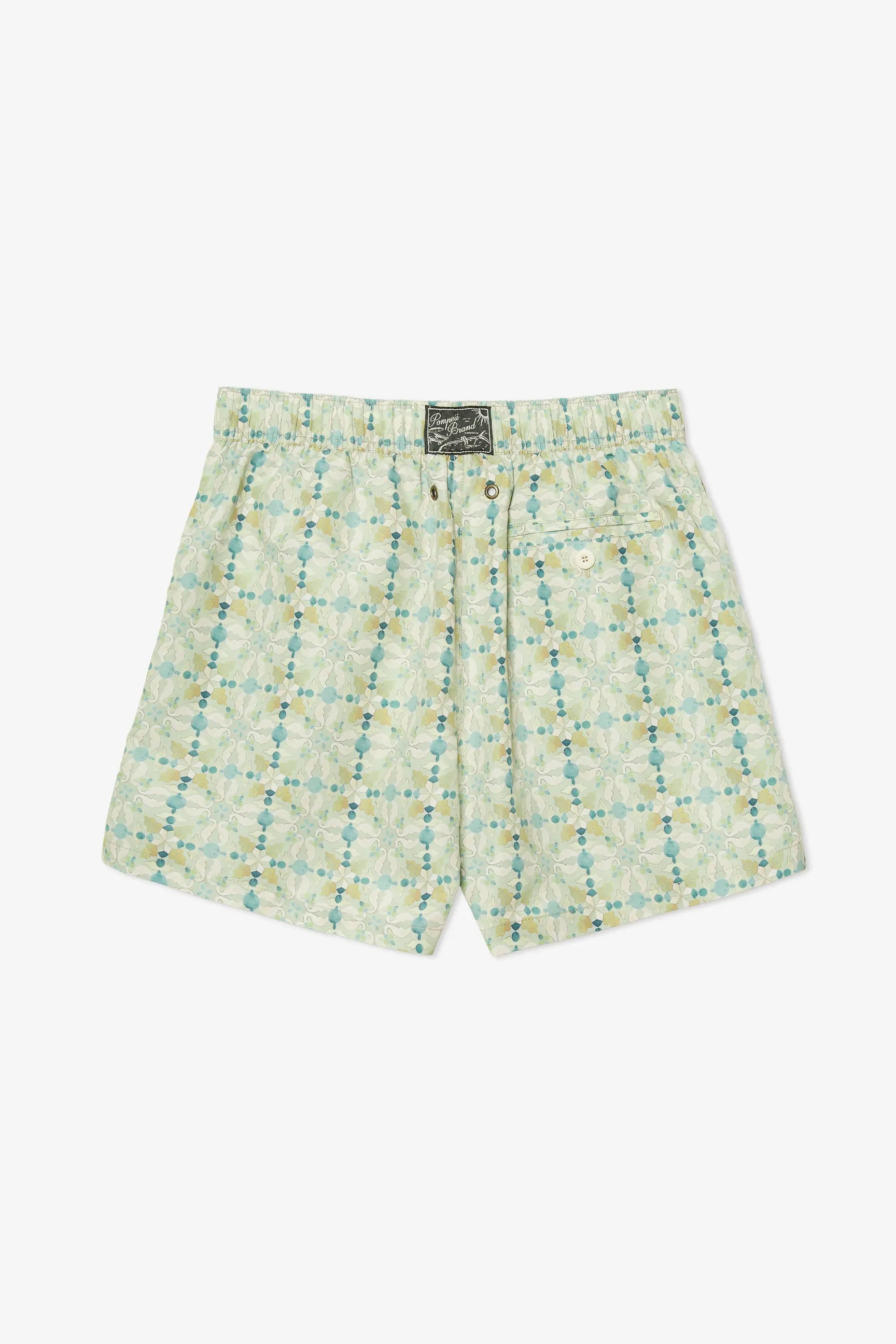 MEDITERRANEAN TILE ALOE SWIM TRUNKS sold by Pompeii product image thumbnail 2