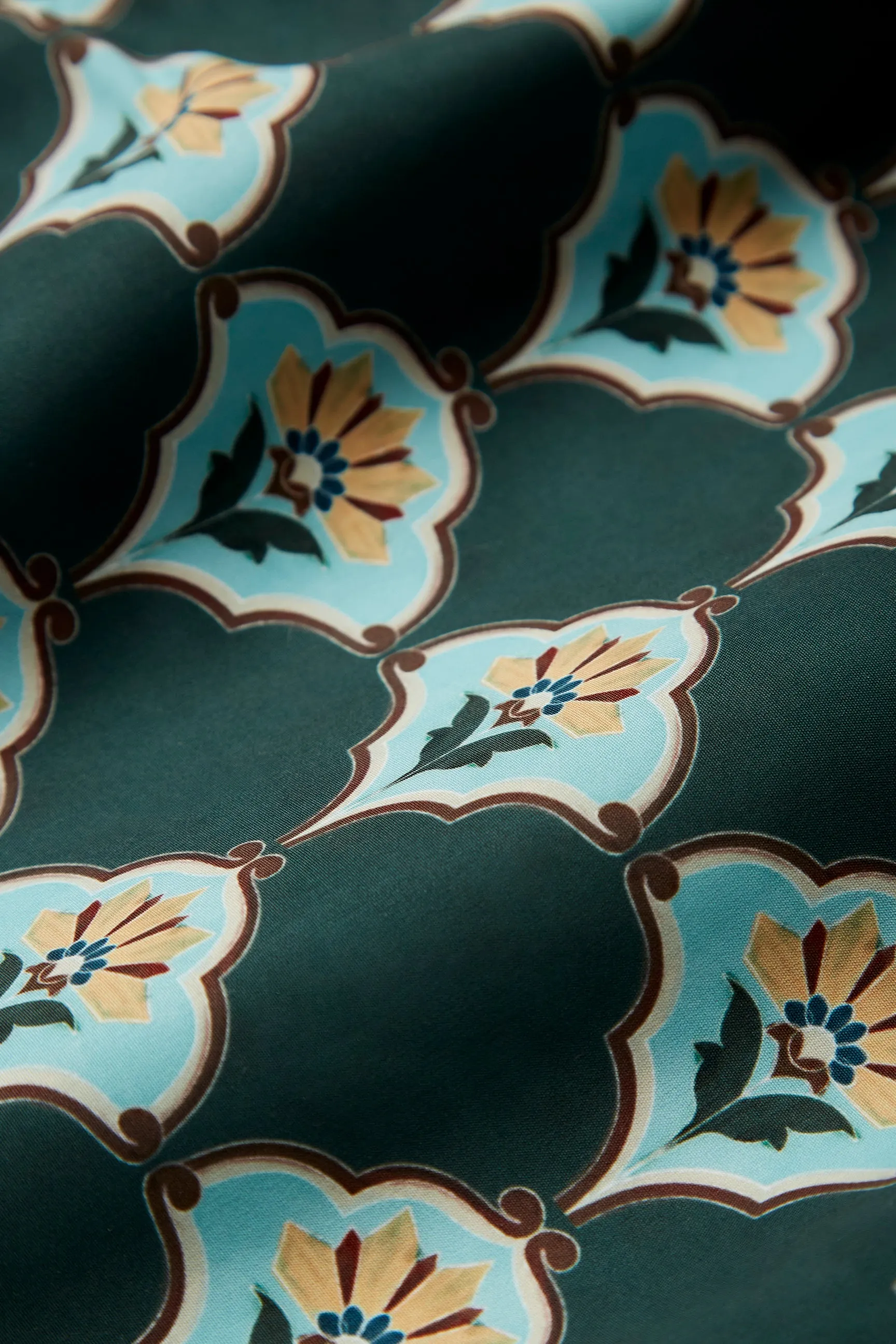 HANDPAINTED PINE TILE SWIM TRUNKS sold by Pompeii product image thumbnail 4