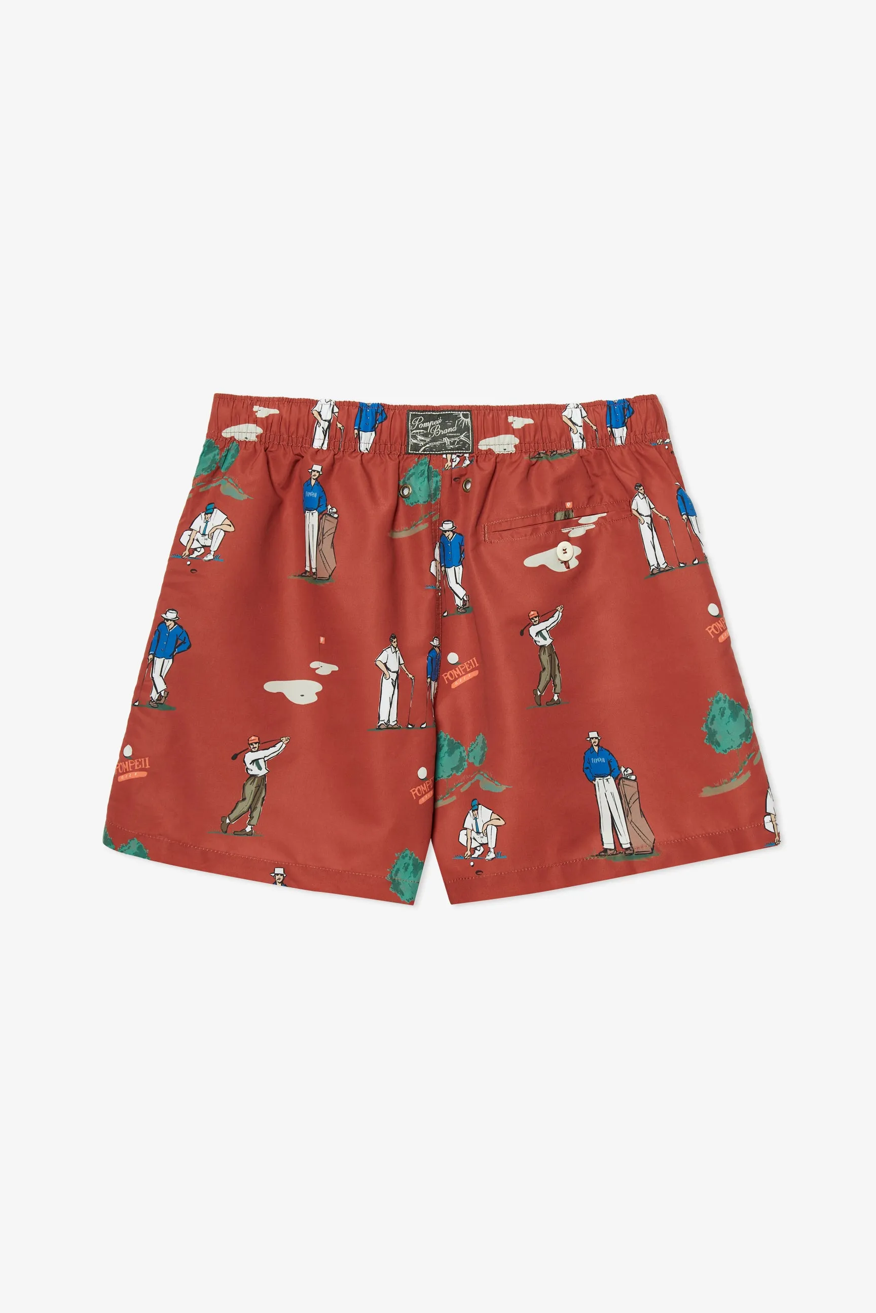 GOLF RUBY RED SWIM TRUNKS sold by Pompeii product image thumbnail 2