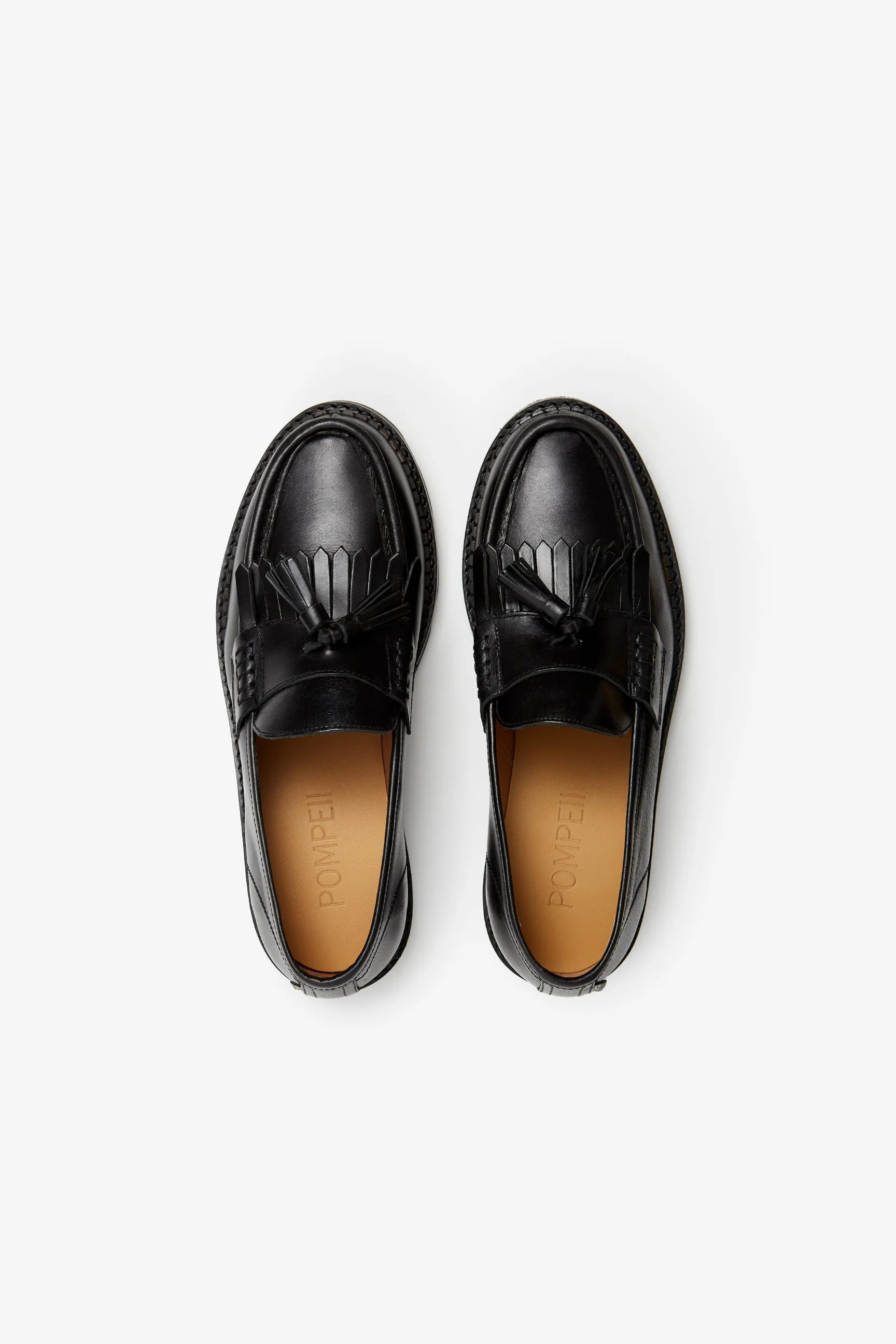 MODENA LEATHER TASSEL BLACK sold by Pompeii product image thumbnail 2