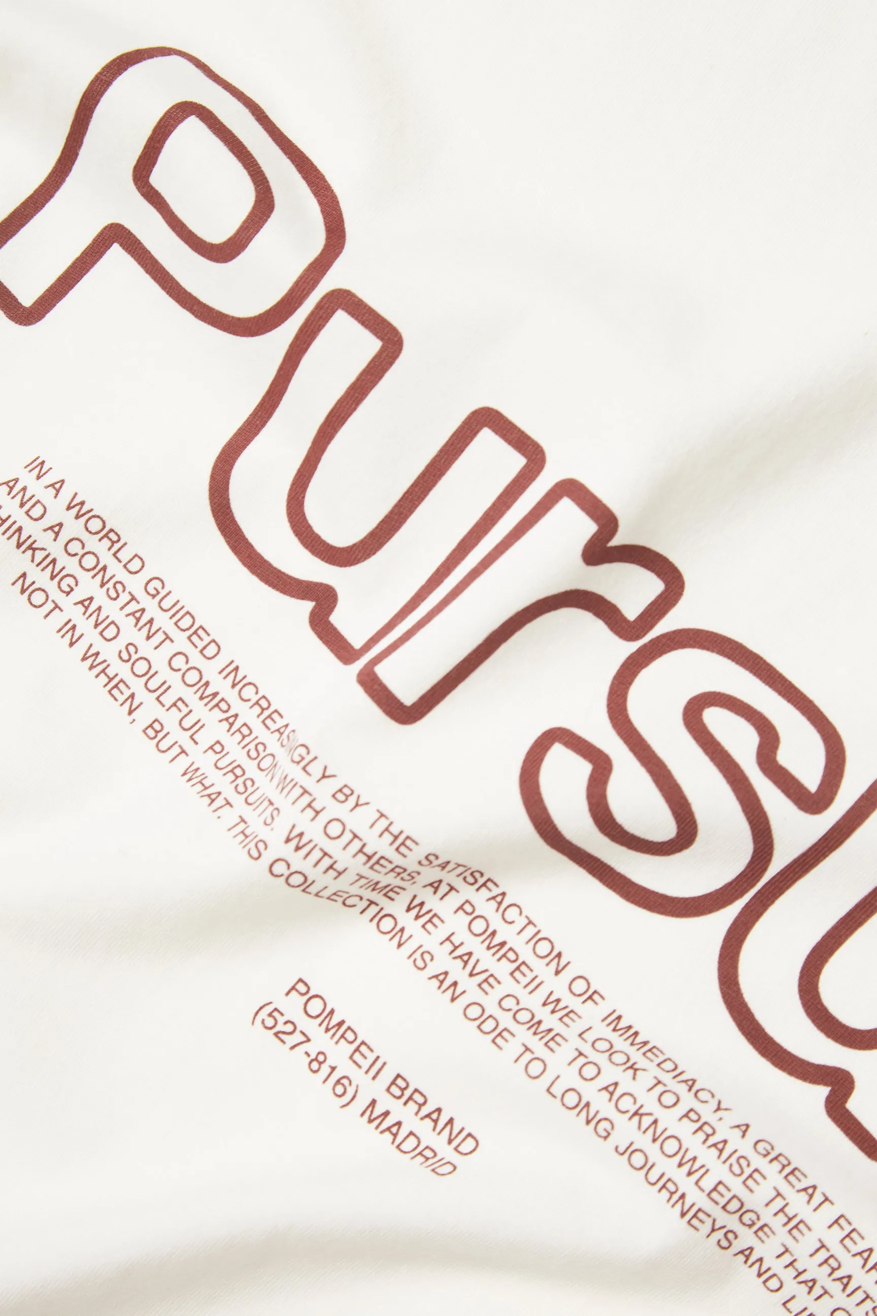 SOULFUL PURSUITS OFF WHITE TEE sold by Pompeii product image thumbnail 5