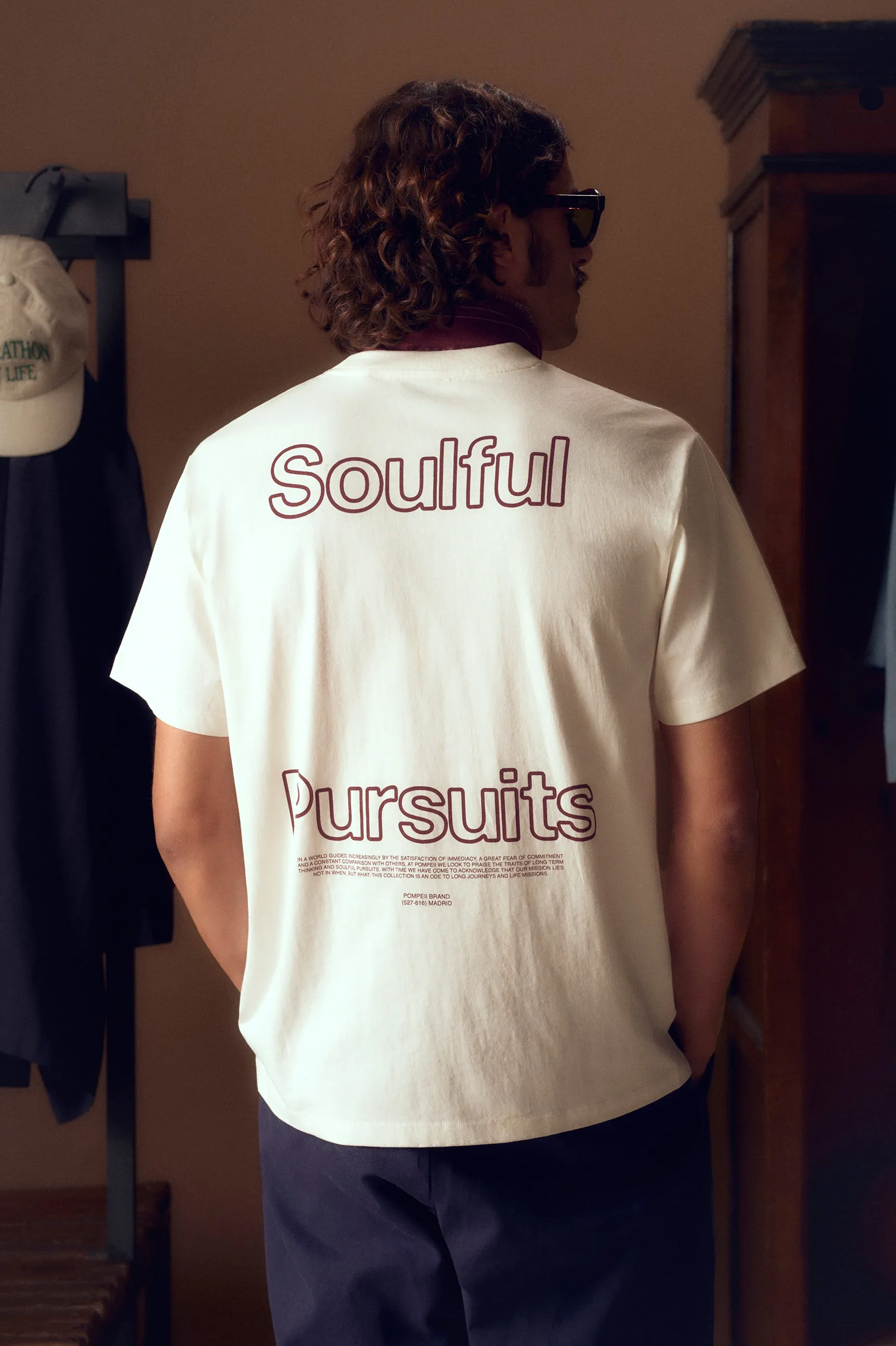 SOULFUL PURSUITS OFF WHITE TEE sold by Pompeii product image thumbnail 2