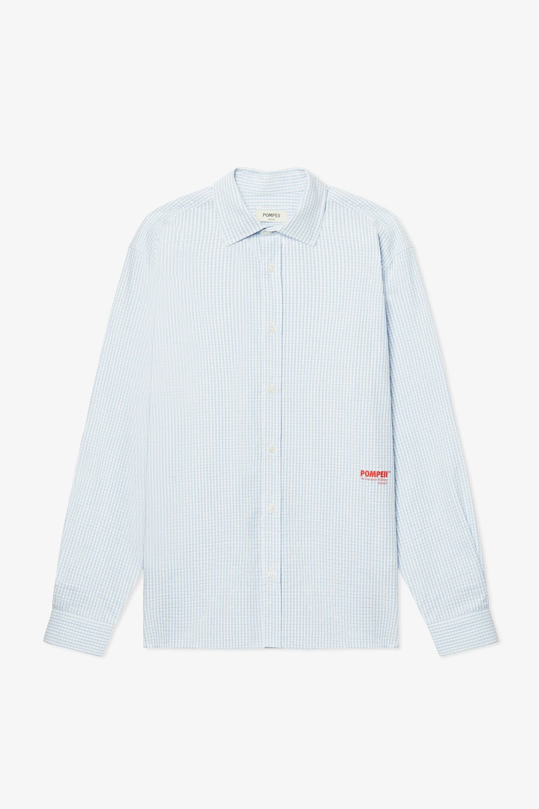 EMILIO LIGHT BLUE COTTON SHIRT sold by Pompeii