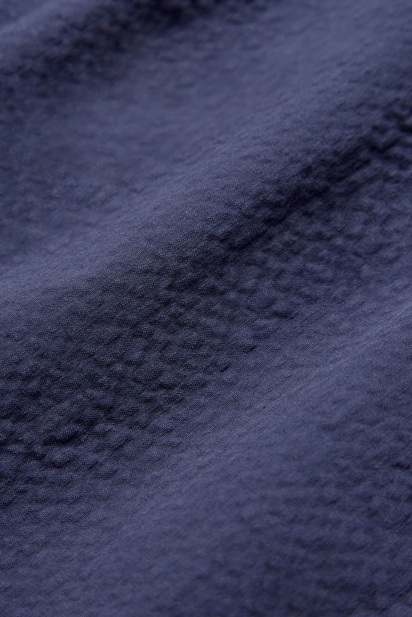 LOOSE NAVY SEERSUCKER TROUSER sold by Pompeii product image thumbnail 4