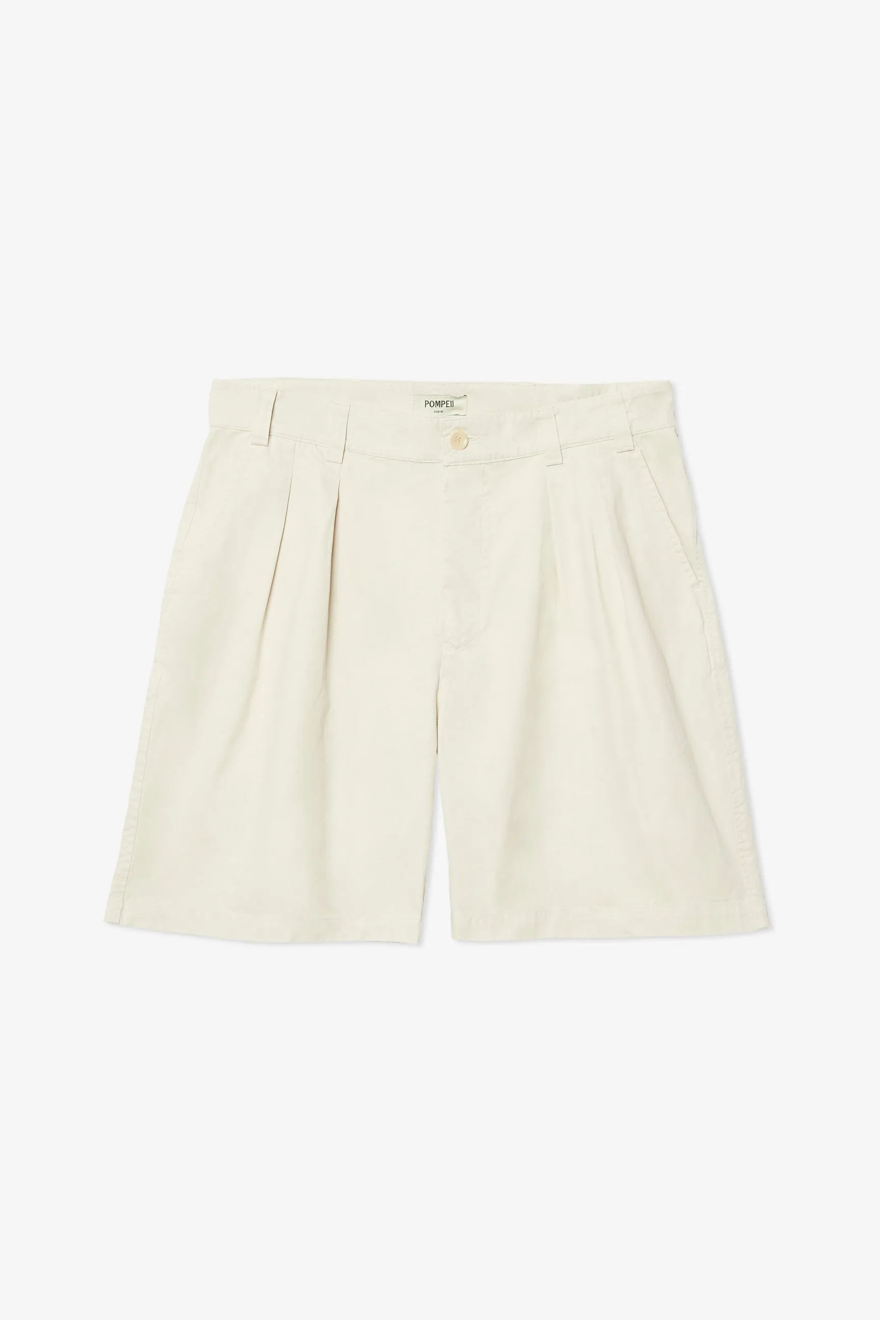 WIDE PLEATED PEARL SHORTS sold by Pompeii