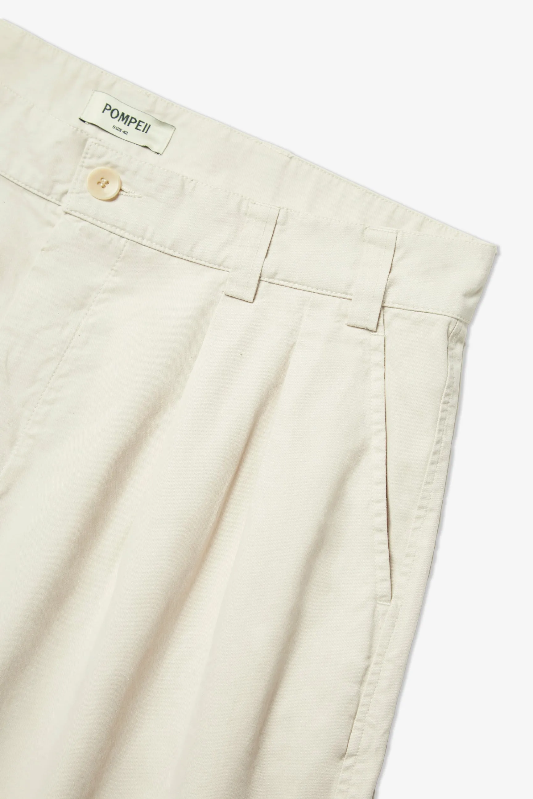 WIDE PLEATED PEARL SHORTS sold by Pompeii product image thumbnail 3